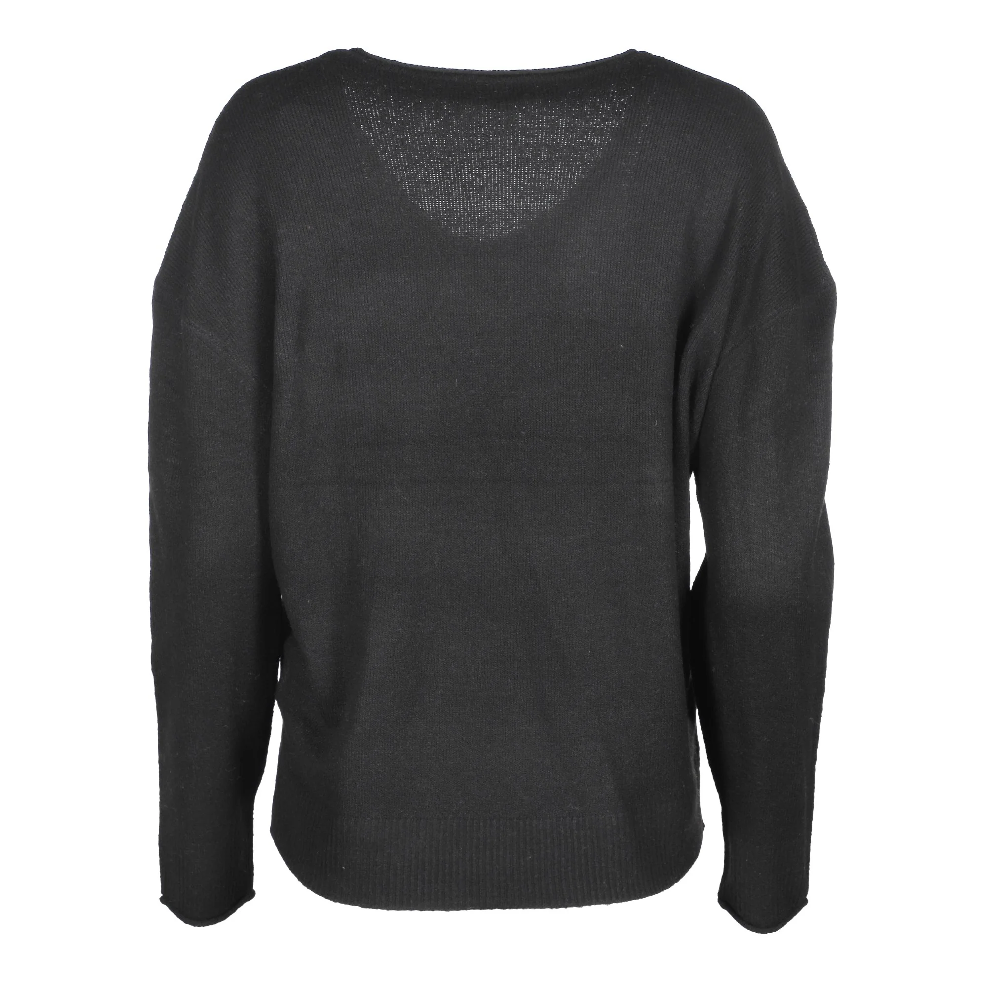 Pull col V - Noir - Image 6