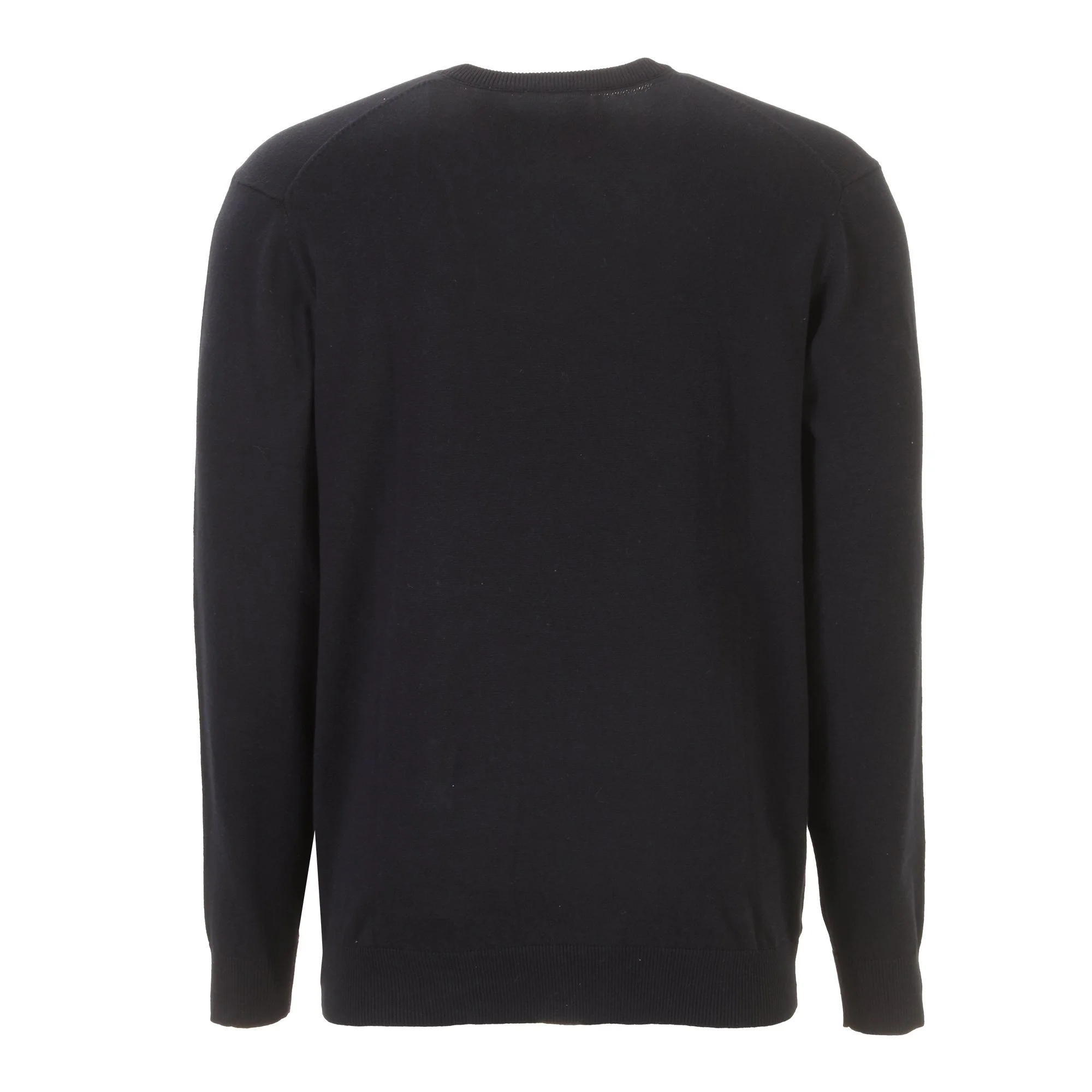 Pull col V  - Noir - Image 2
