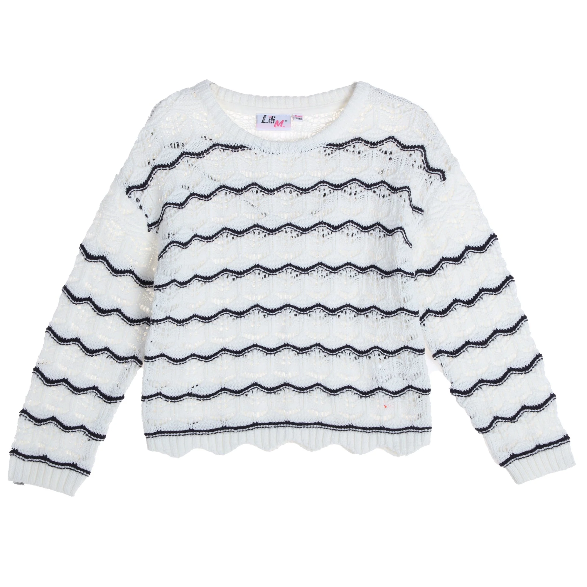 Pull crochet  - Bleu