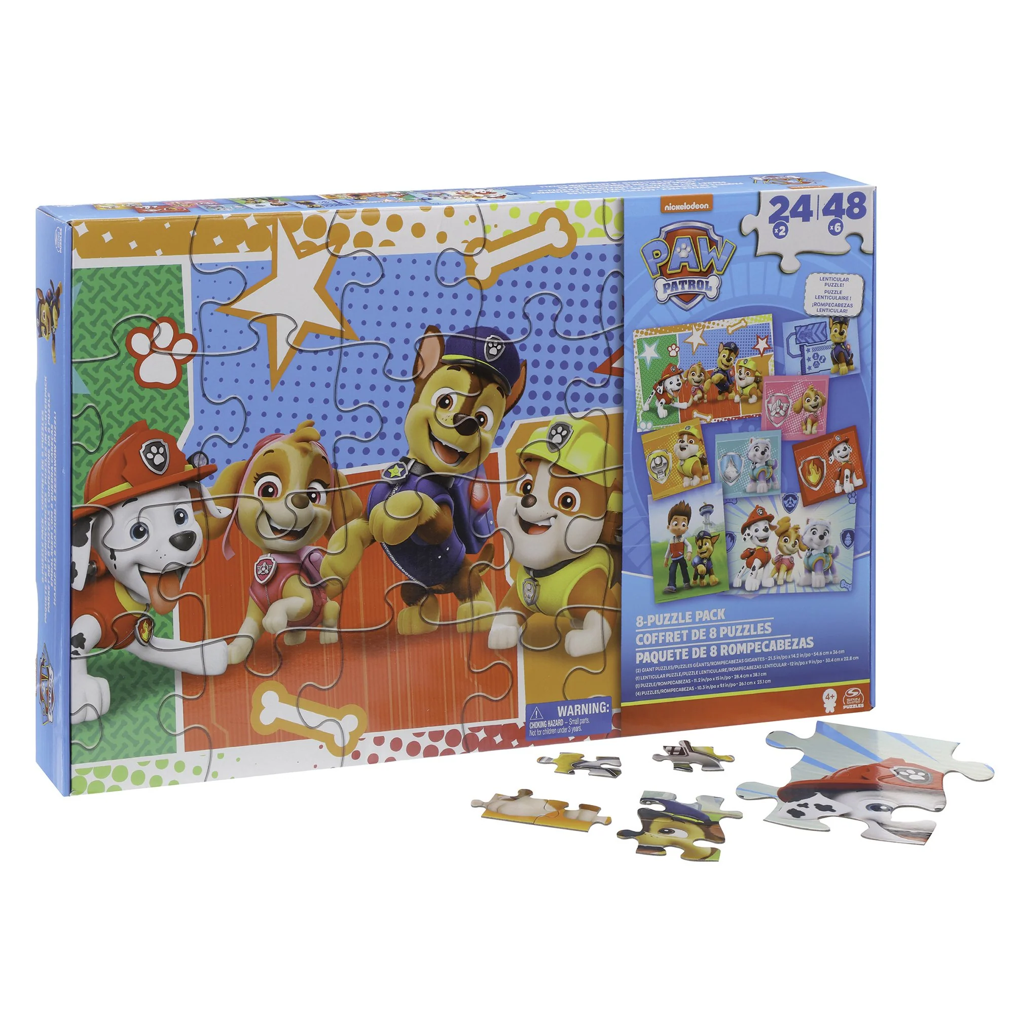 Puzzle 8 en 1 Pat Patrouille
