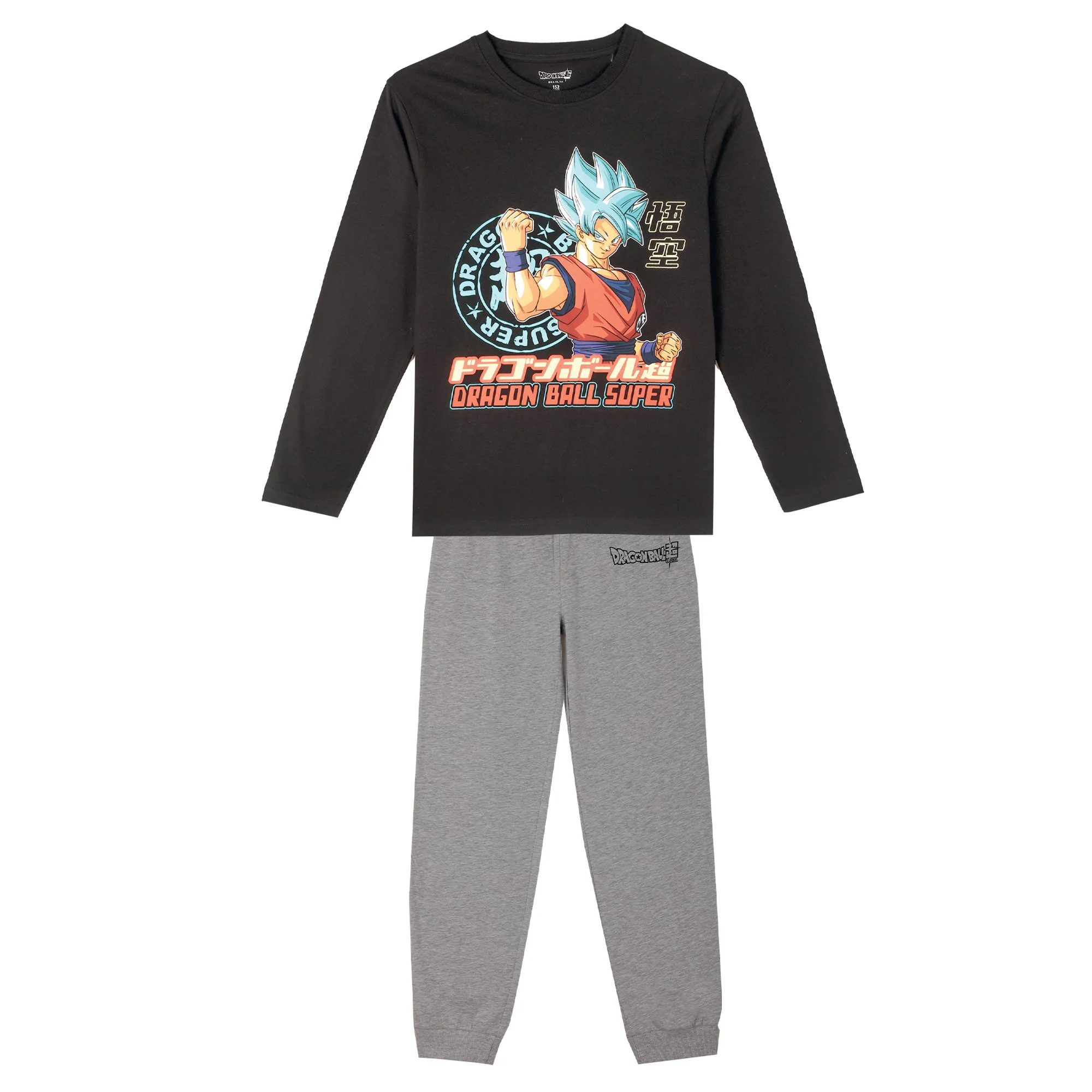 Pyjama bas resserré licence 10/12 ans  - Gris clair