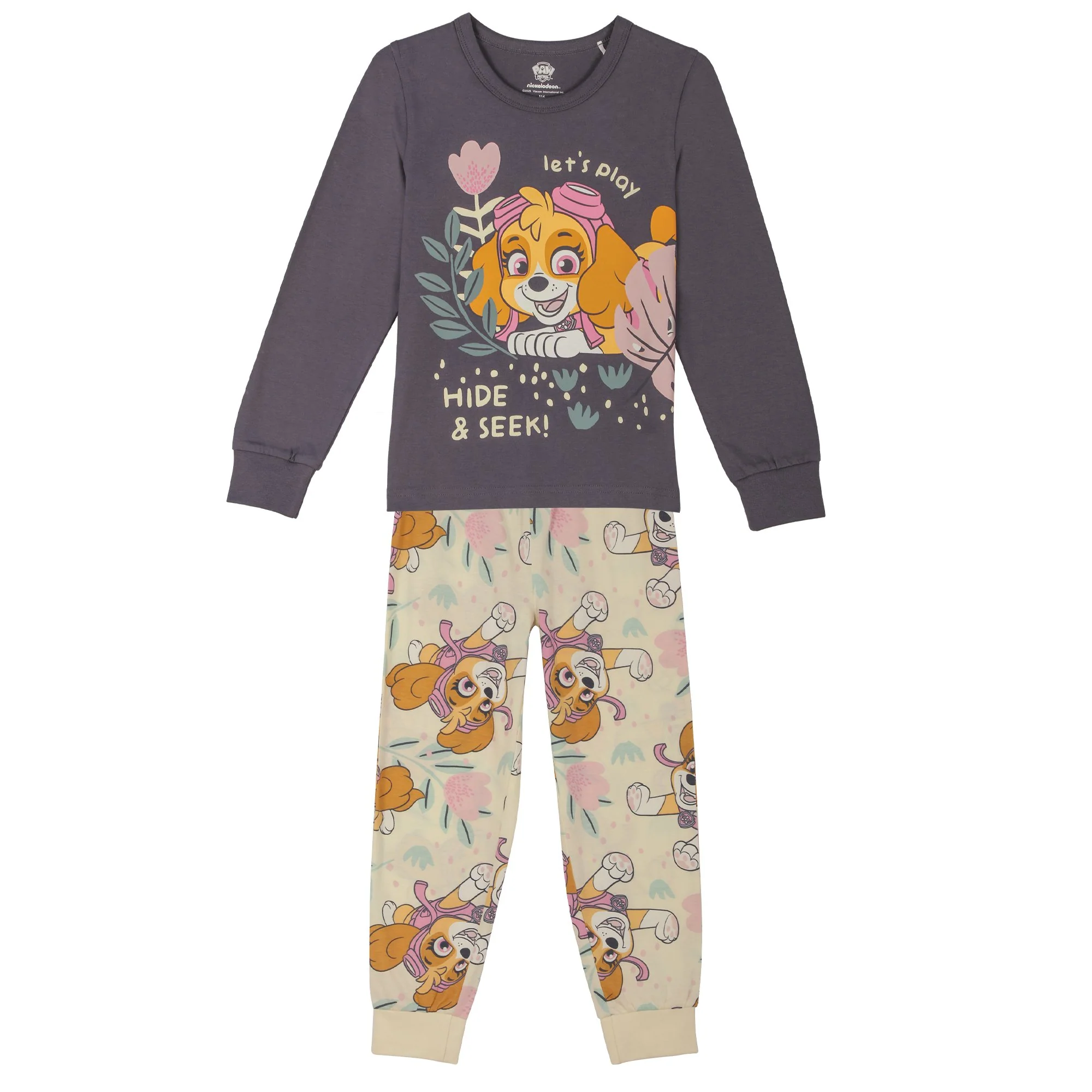 Pyjama bas resserré licence 4/8 ans  - Gris