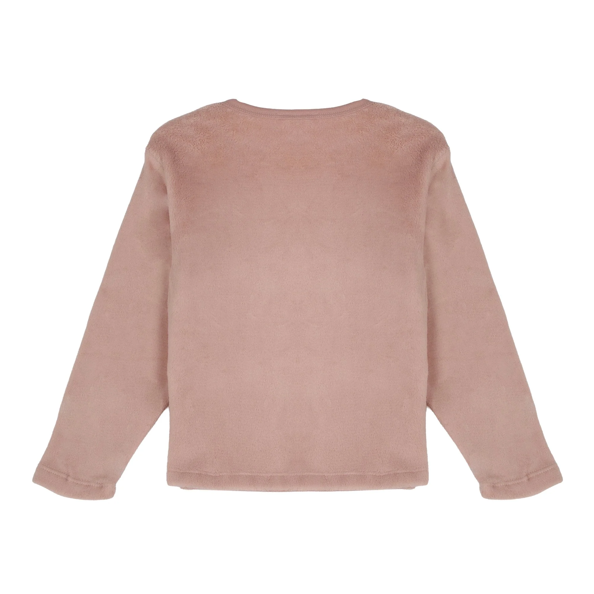 Pyjama coral fleece 3/12 ans - Rose - Image 3