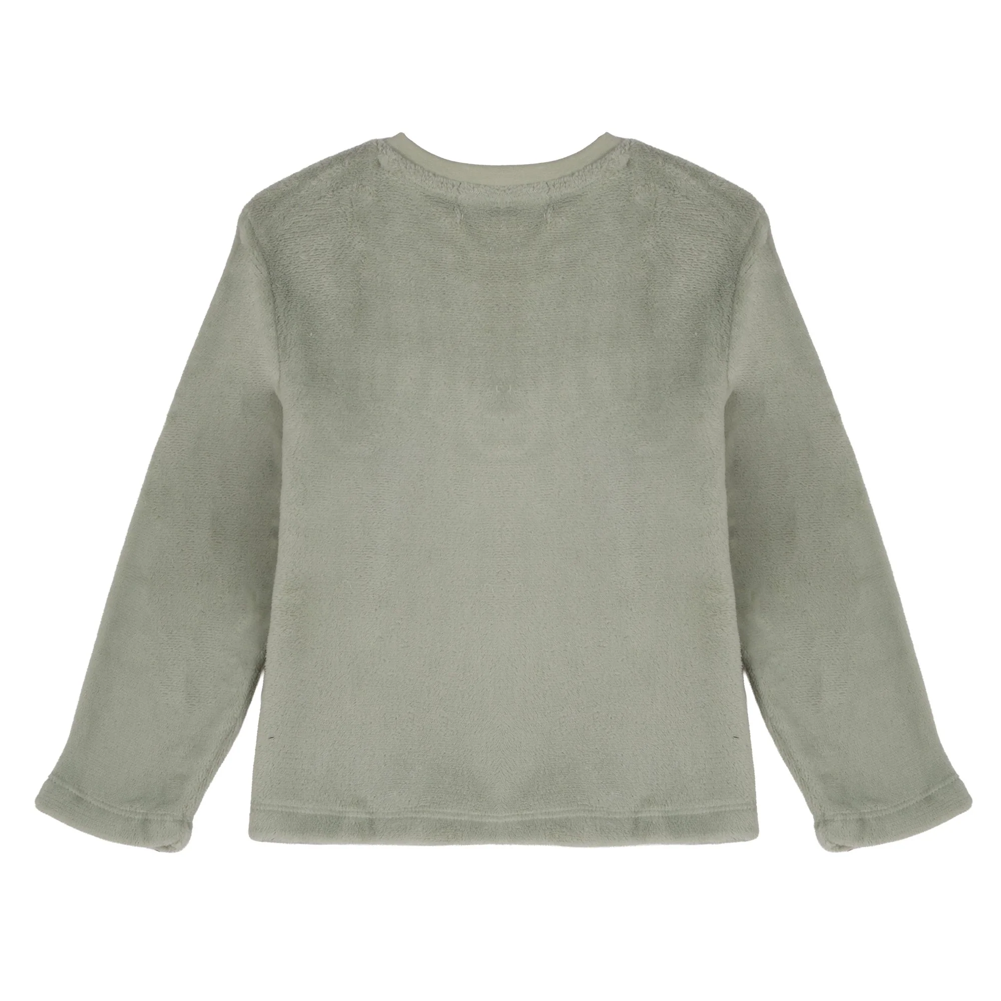Pyjama coral fleece à rayures 3/12 ans - Vert - Image 3