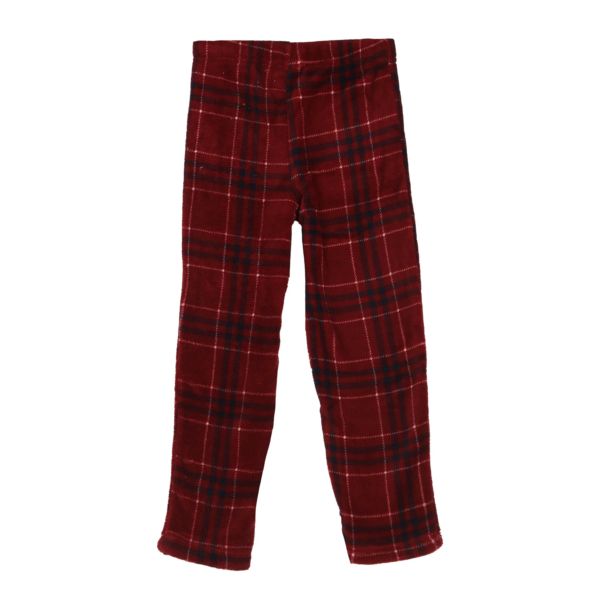 Pyjama coral fleece bas à carreaux 4/12 ans - Bleu foncé - Image 5
