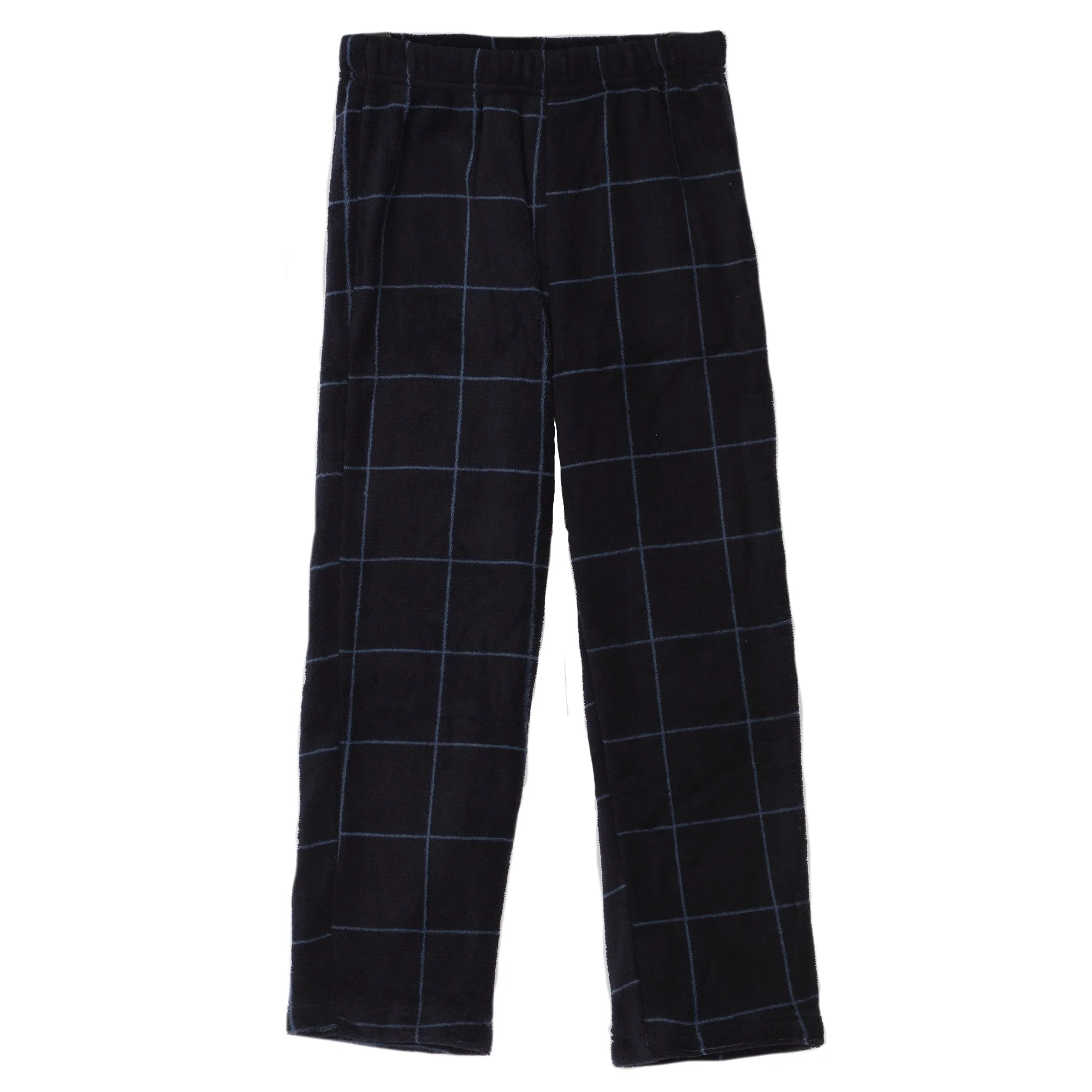 Pyjama coral fleece bas Ă carreaux 4/12 ans - Bleu - Image 4