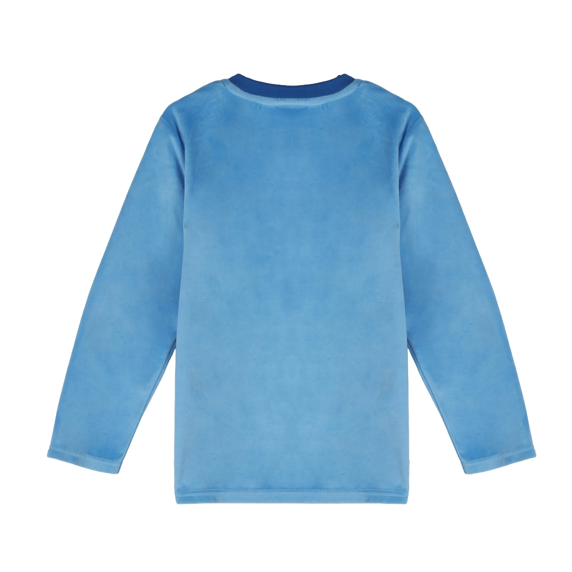 Pyjama en velours Licence 4/10 ans - Bleu - Image 3
