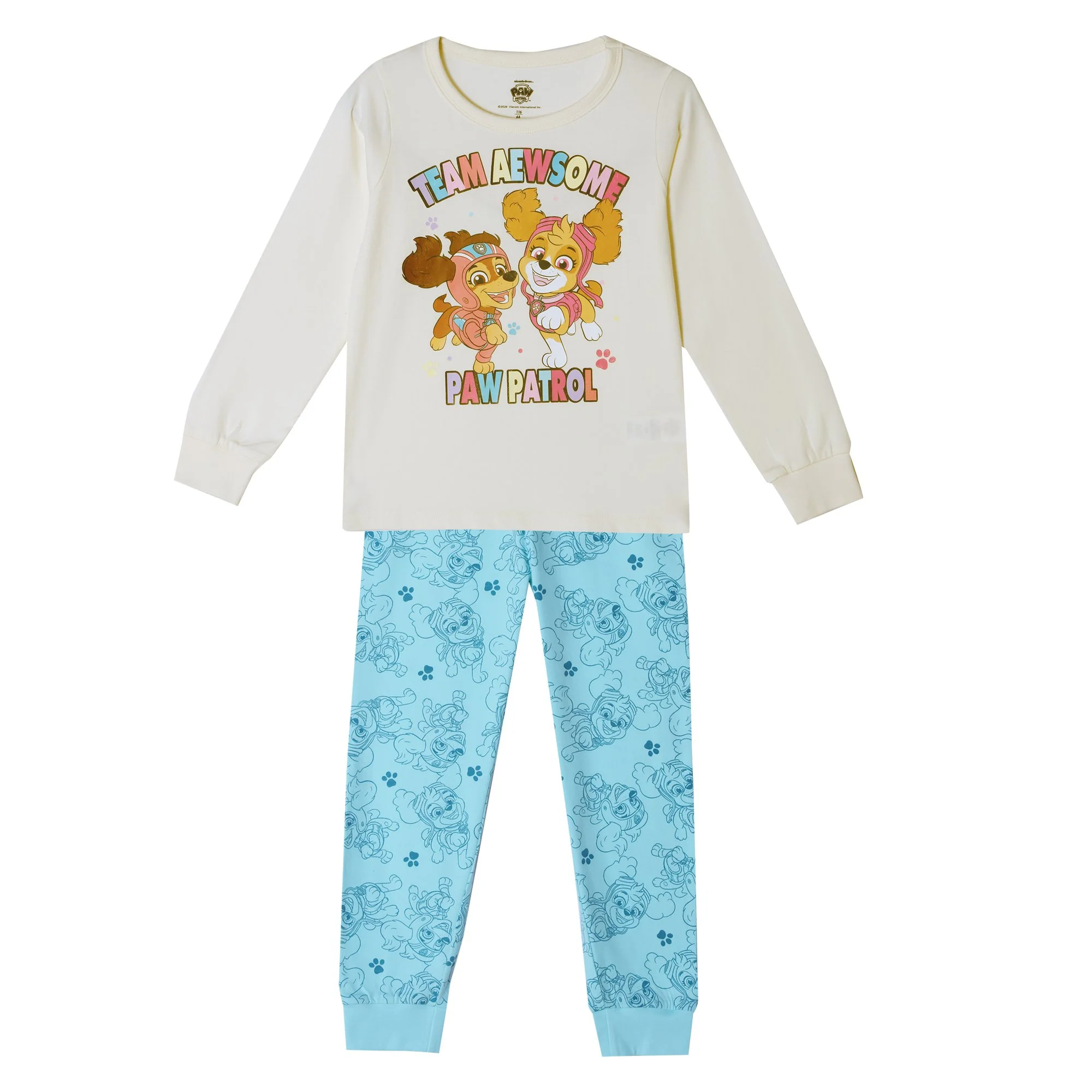 Pyjama jersey licence - Blanc