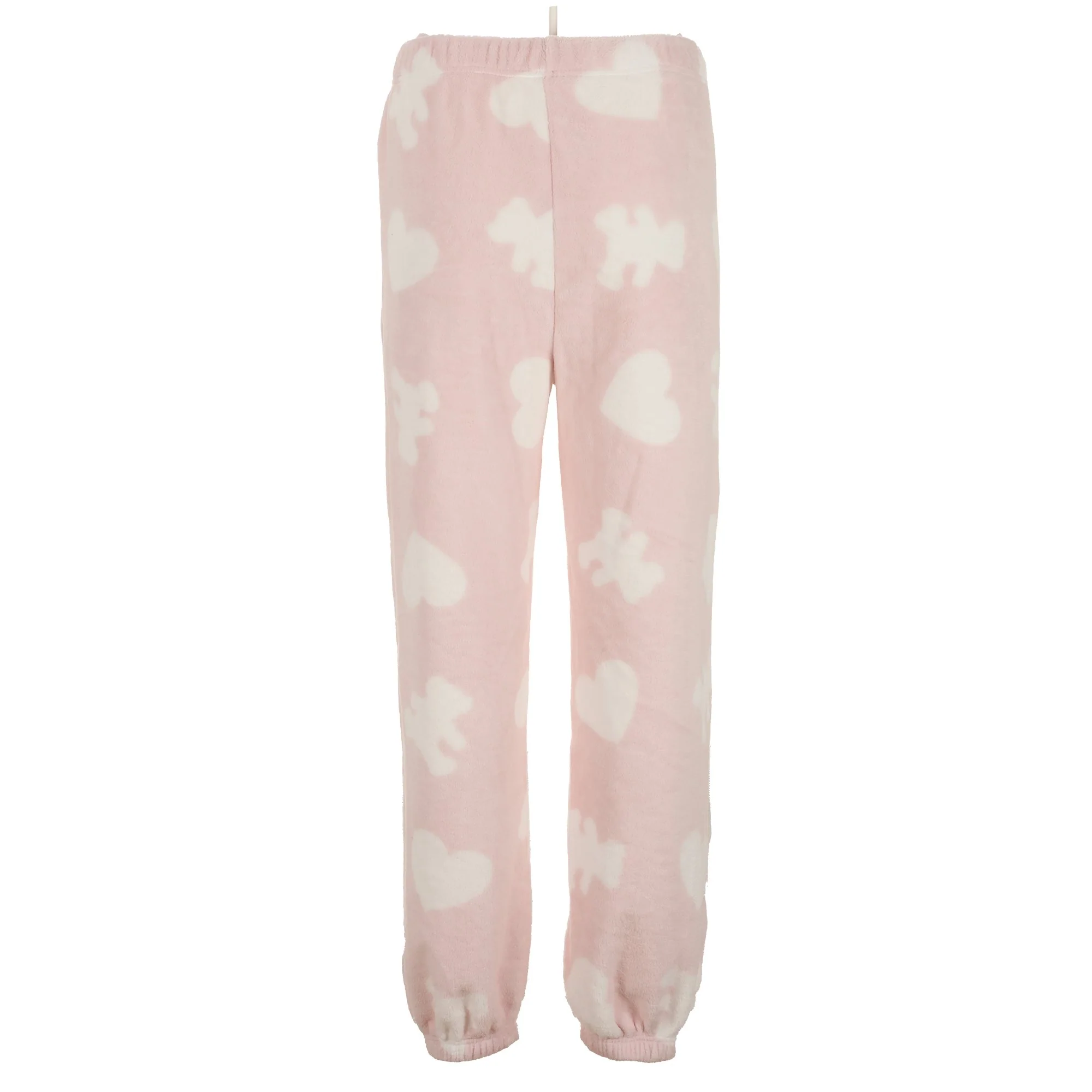Pyjama long coral fleece - Rose - Image 5