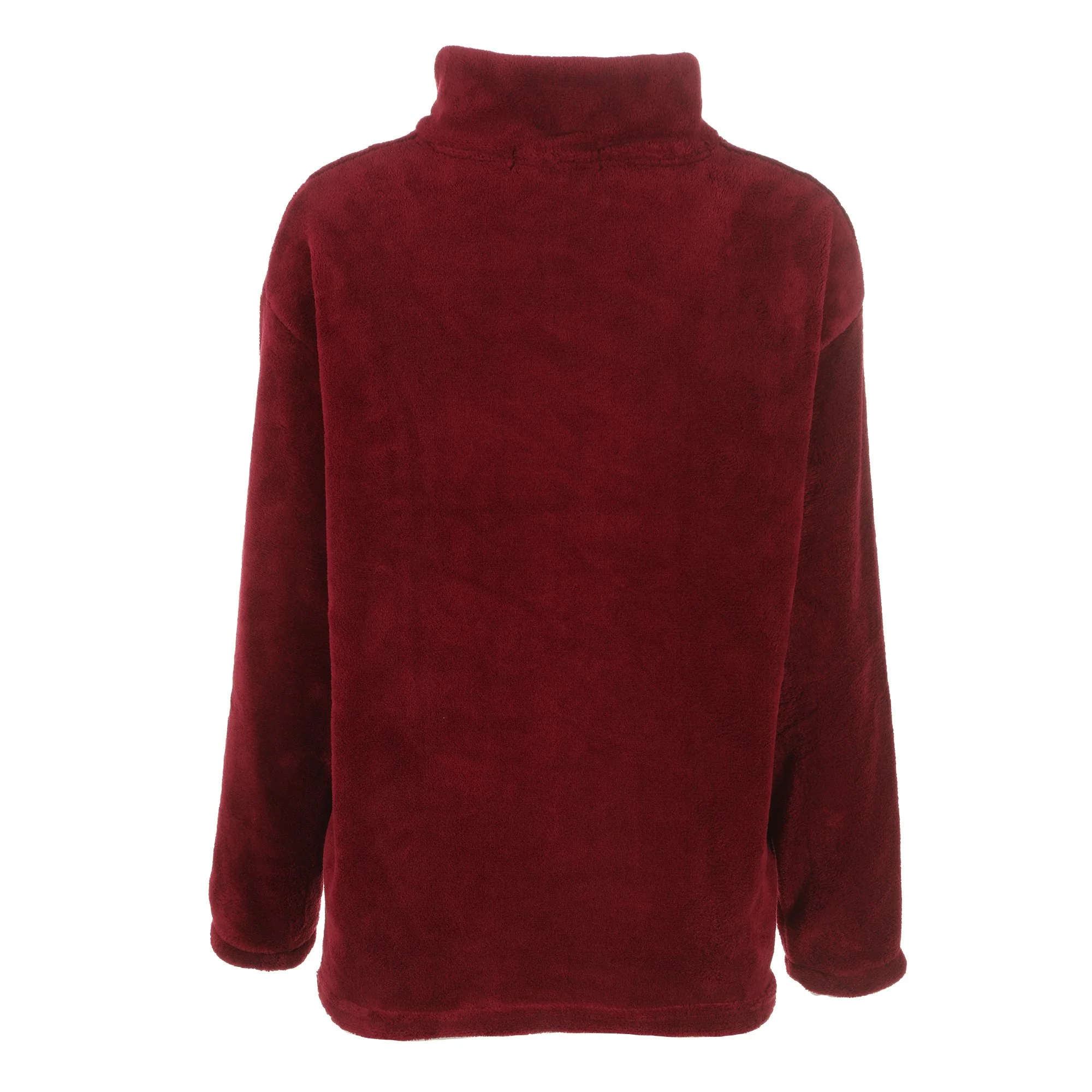 Pyjama long coral fleece - Rouge - Image 3