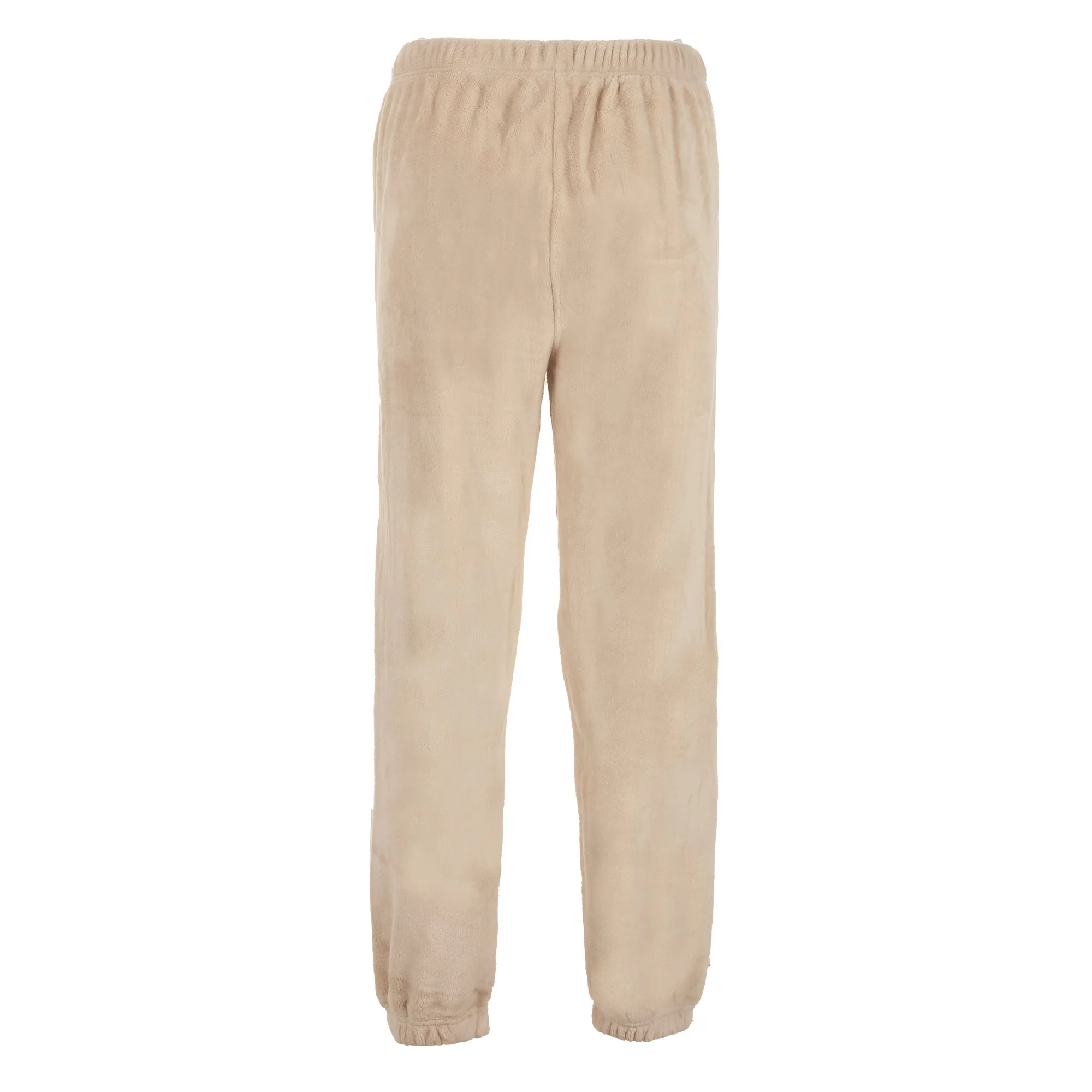 Pyjama long en velours - Beige - Image 5