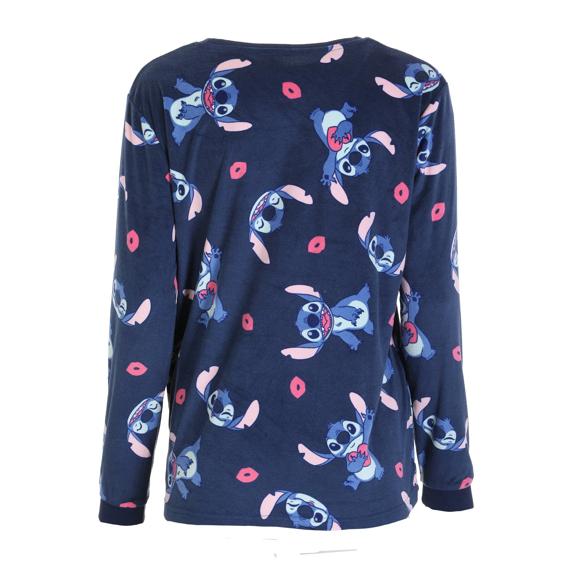 Pyjama long en velours Licence - Bleu - Image 3