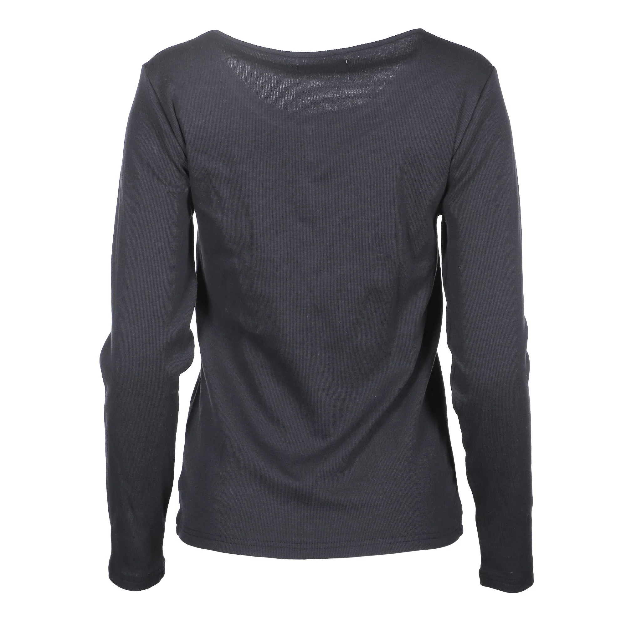 Pyjama long jersey à carreaux  - Bleu foncé - Image 3