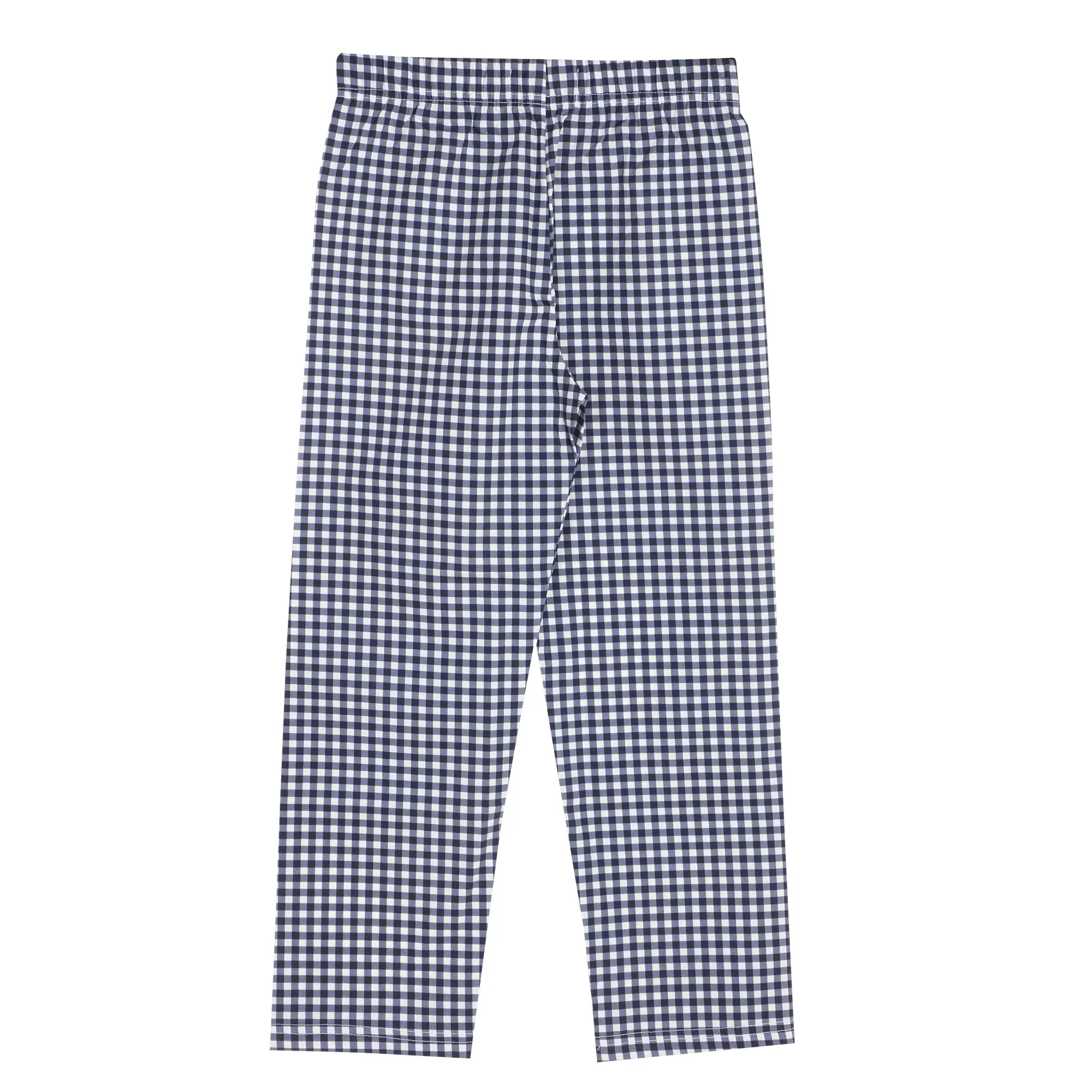 Pyjama manches longues avec Col Tunisien et Bas Popeline à rayures - Image 4