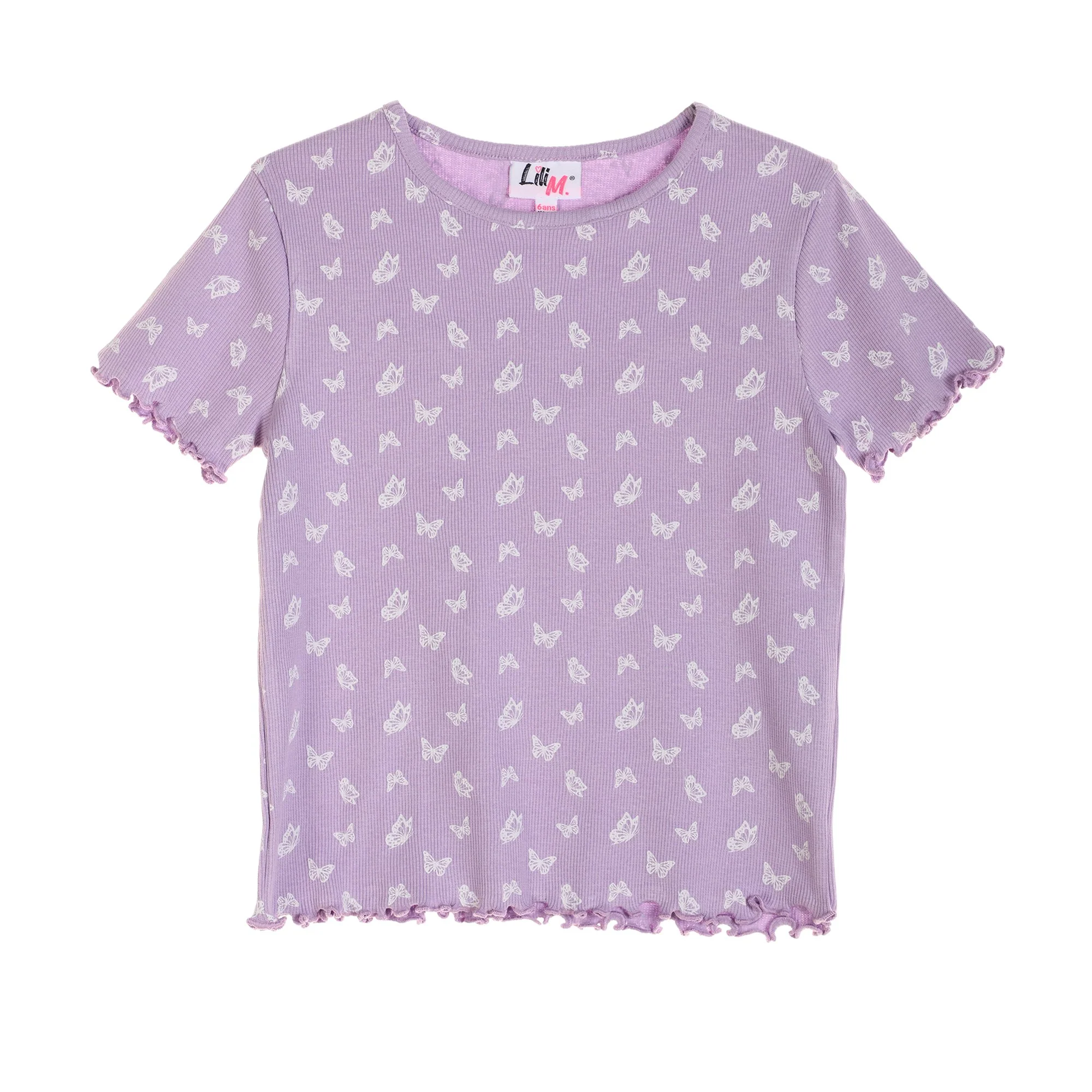 Pyjama short manche courte - Violet