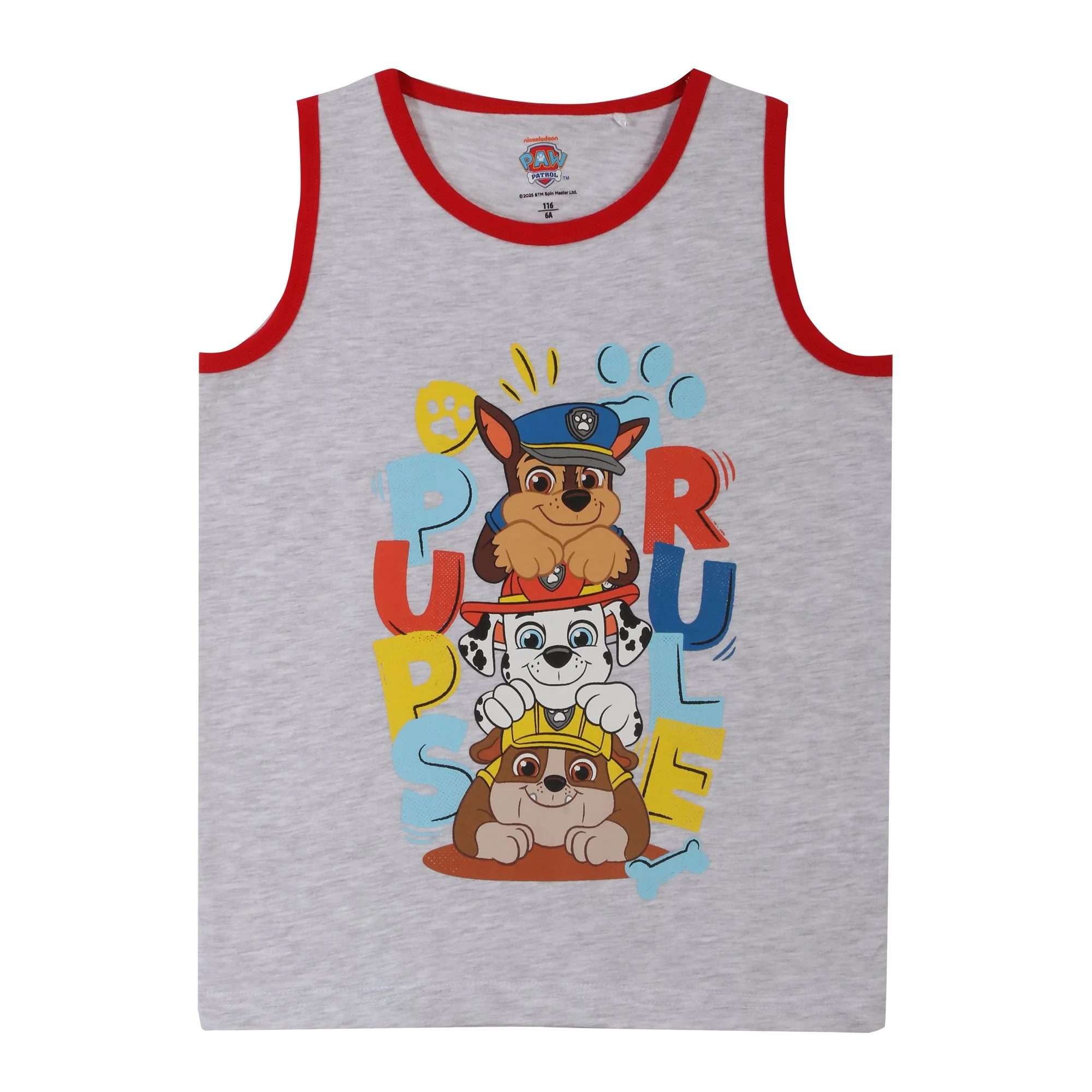 Pyjashort licence 4/8 ans - Rouge - Image 2