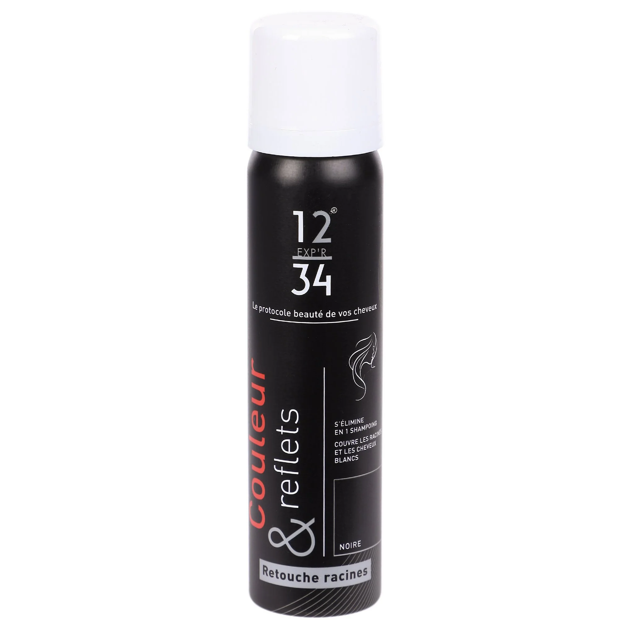 Retouche racine teinte noire