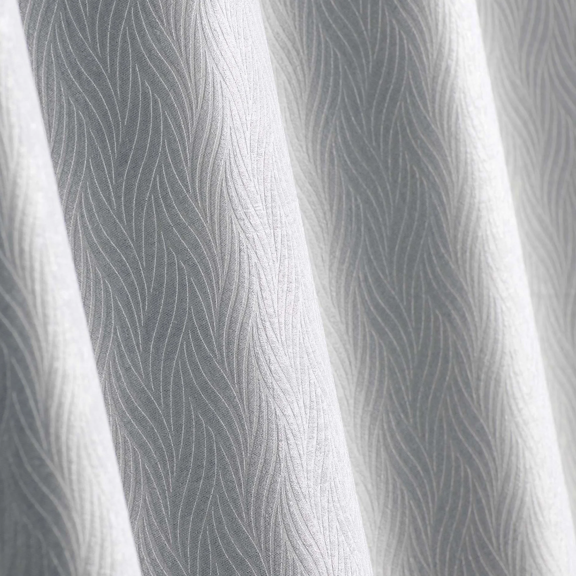 RIDEAU À ŒILLETS 140 X 240 CM OCCULTANT VELOURS GRIS - Image 2