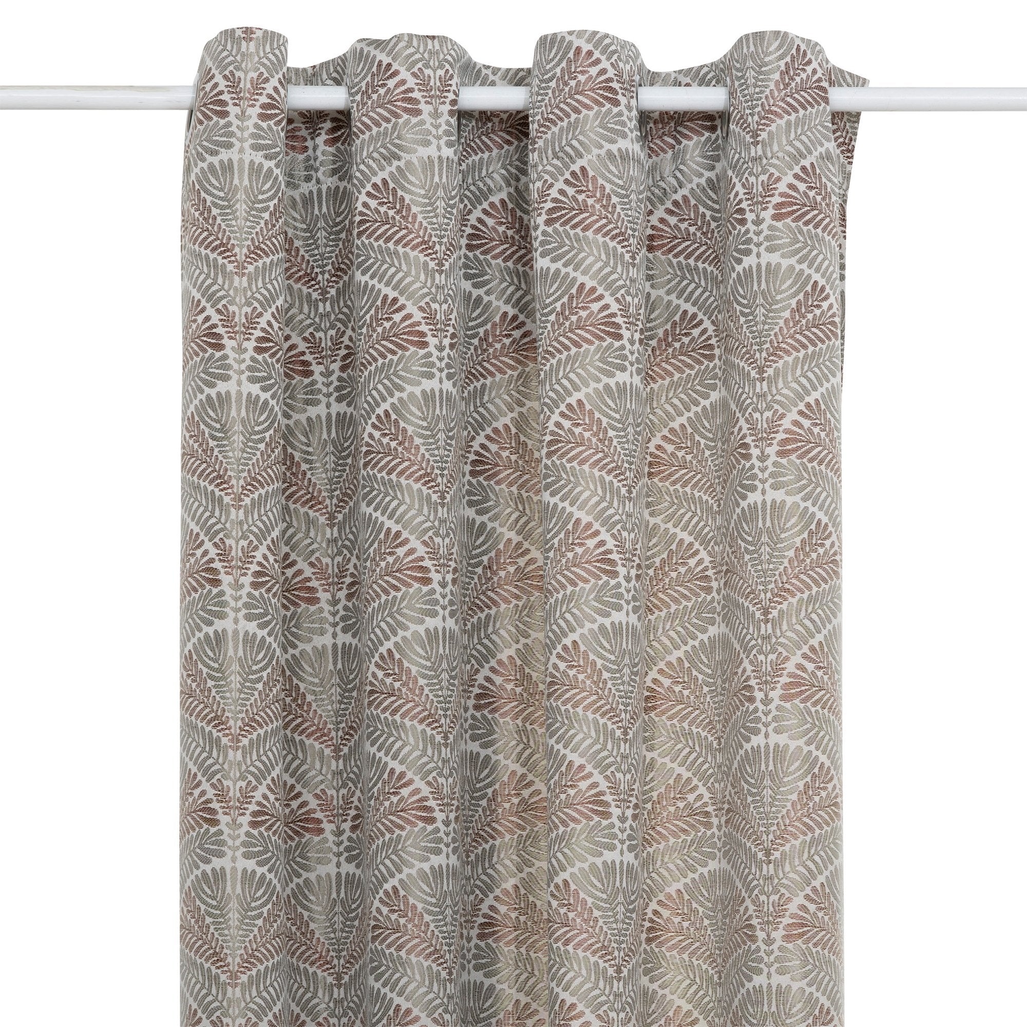 Rideau Jacquard Mizani vert clair