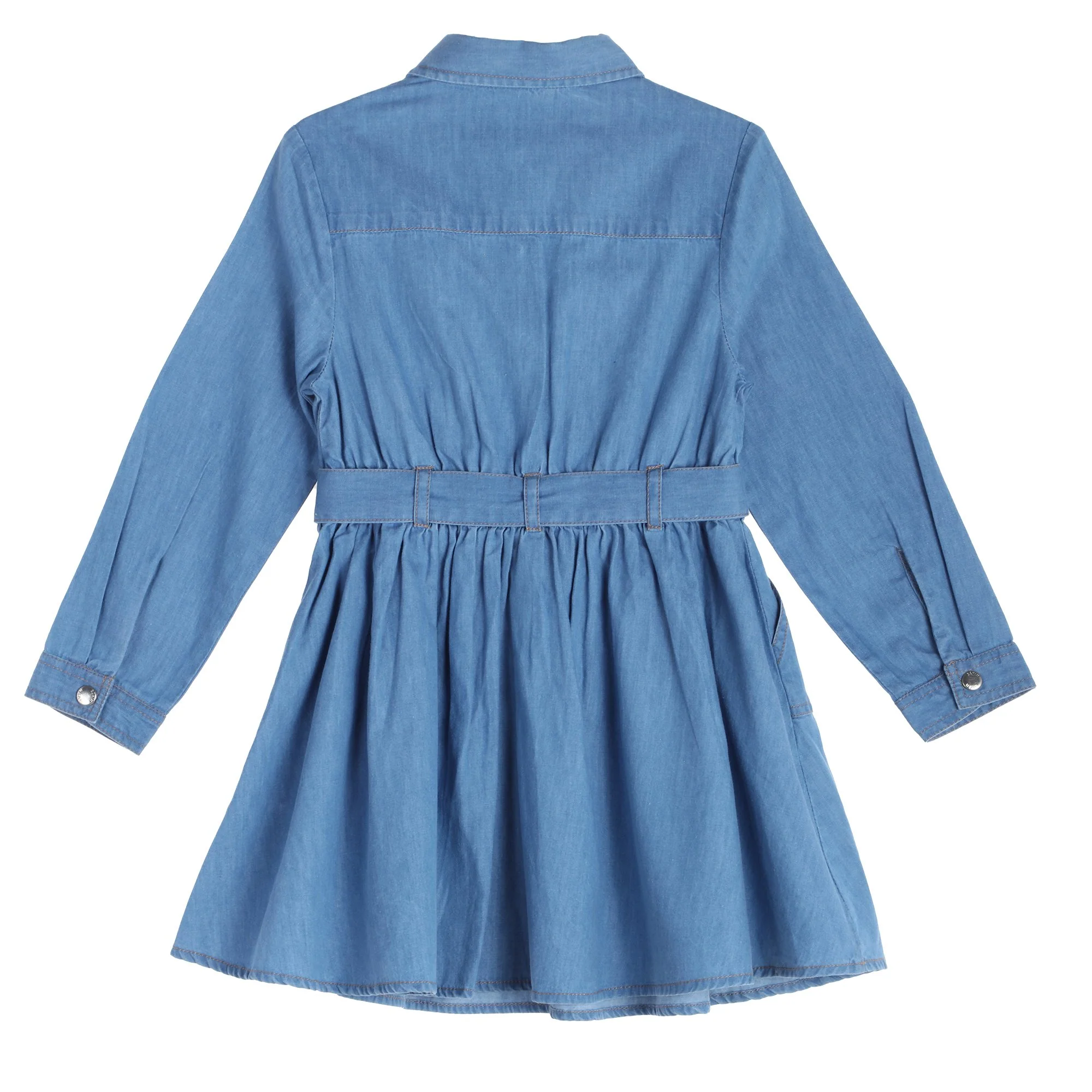 Robe en jeans avec ceinture - Image 2