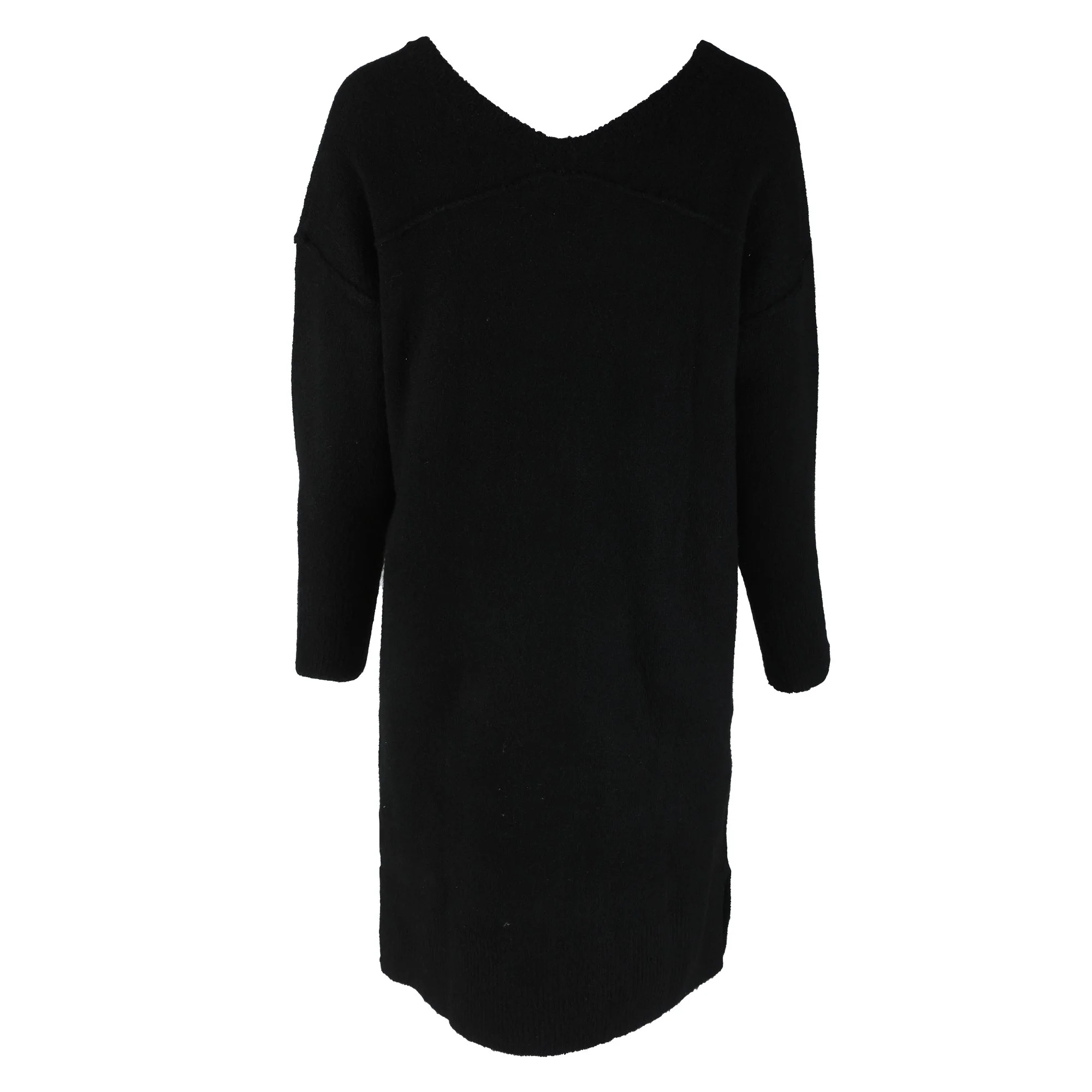 Robe en maille  - Blanc - Image 4