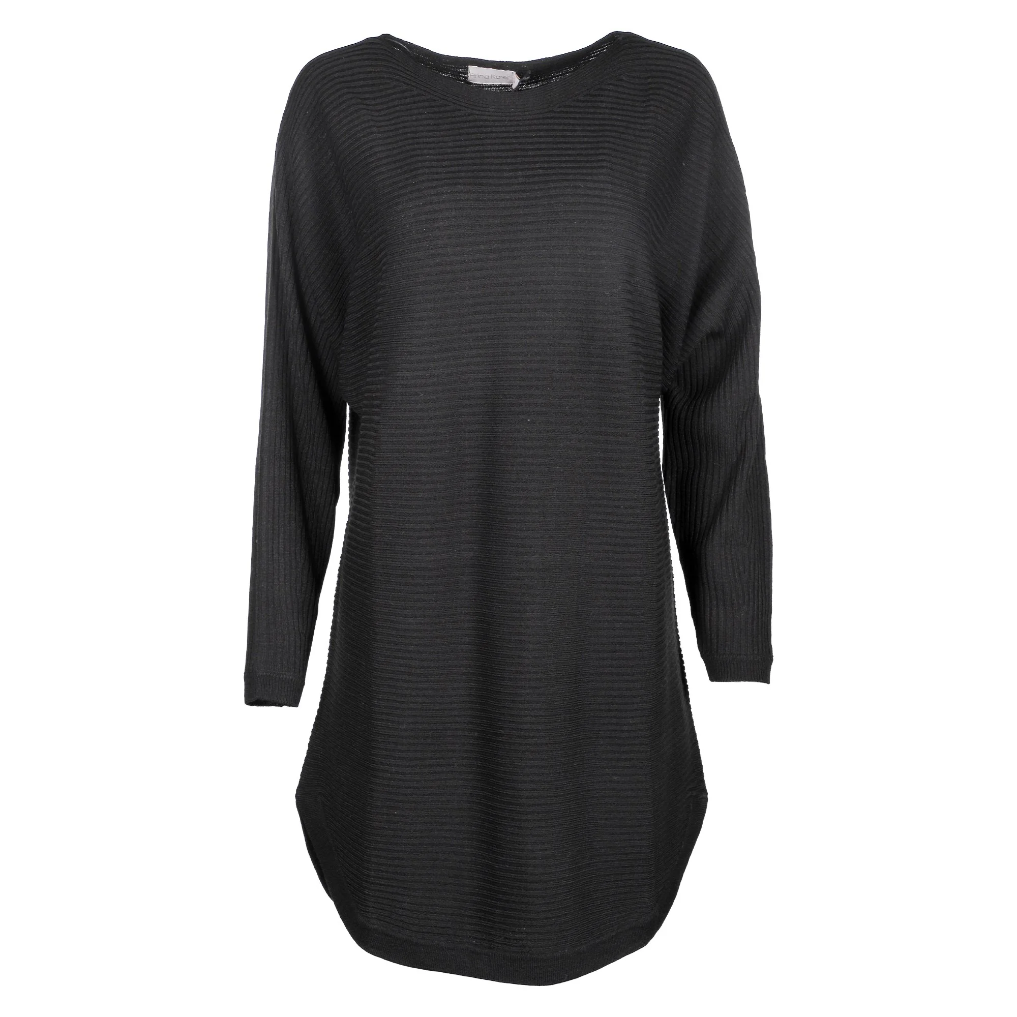 Robe en maille - Noir - Image 4