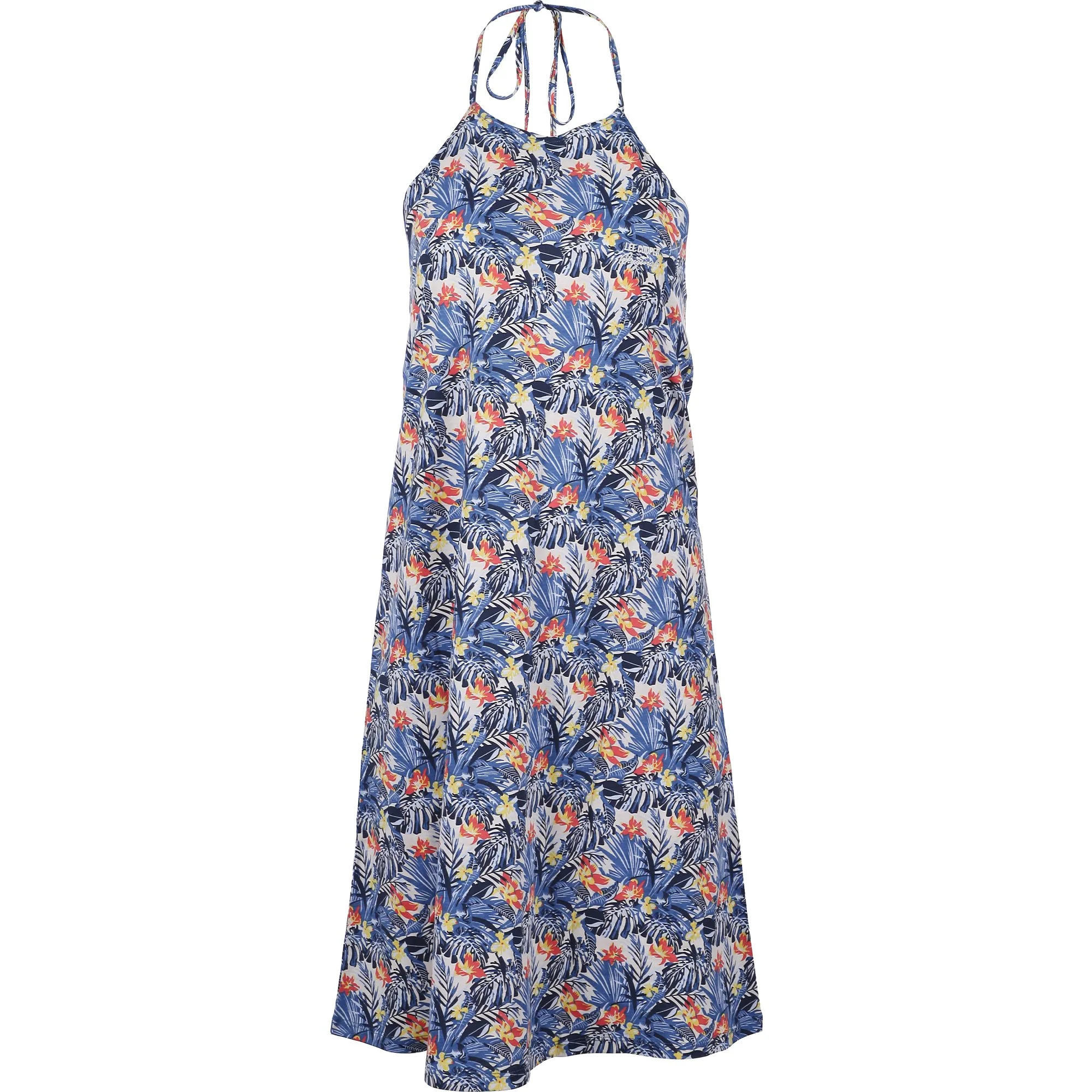 ROBE IMPRIMEE BLEU ROI