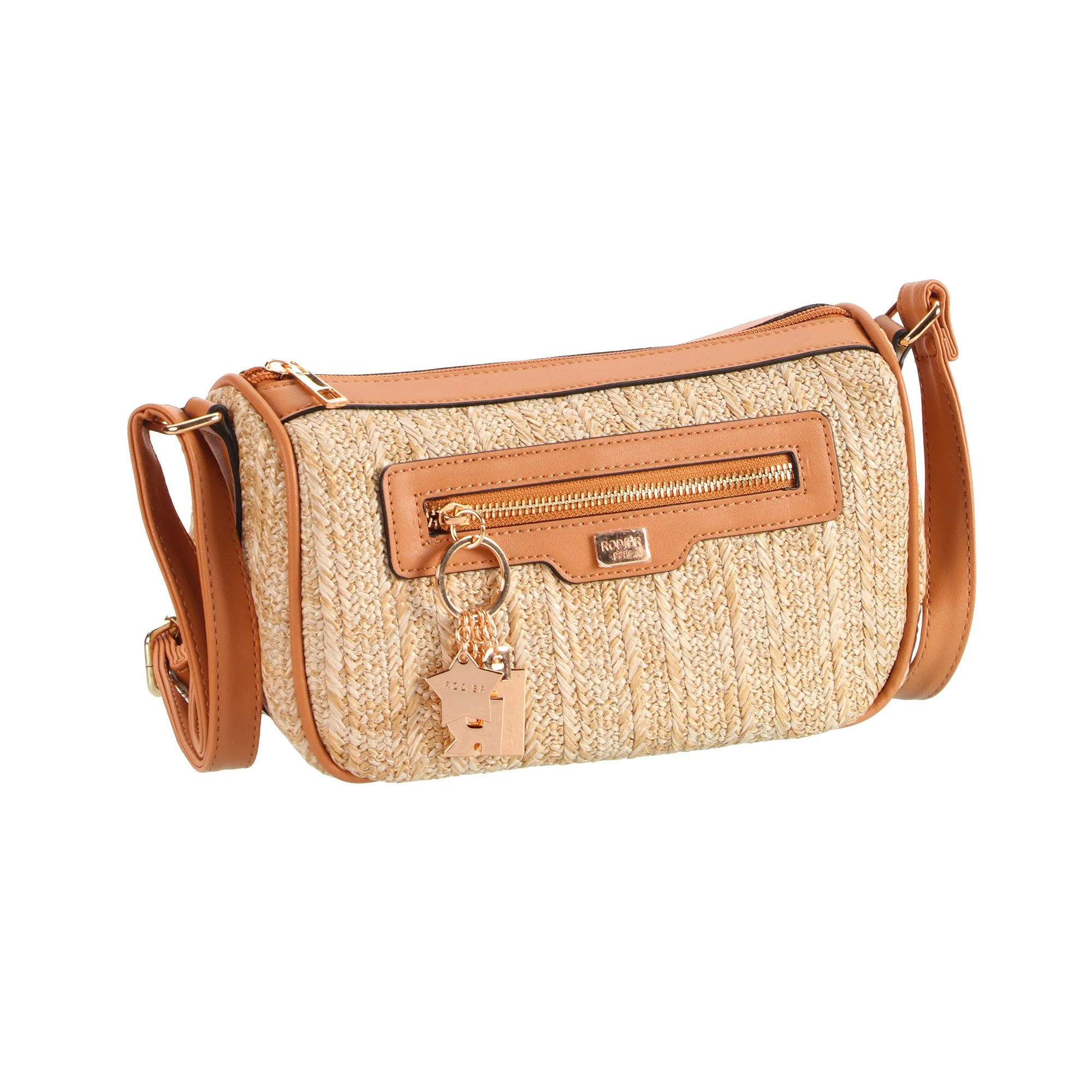 Sac à main bandoulière - Marron - Image 2