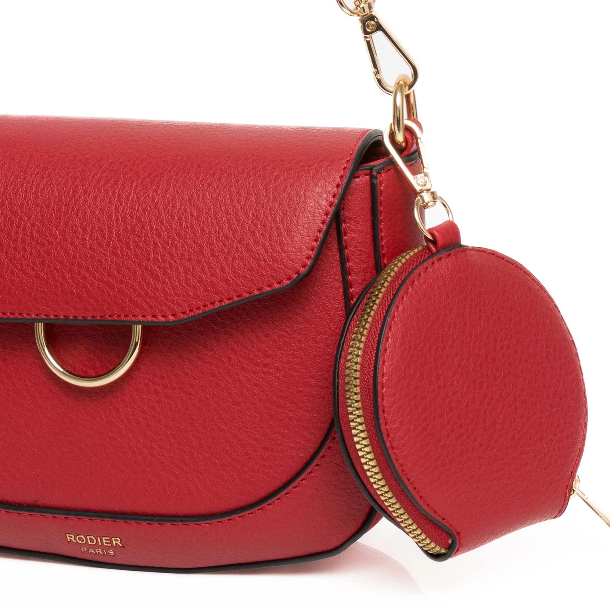 Sac à main épaule  - Rouge - Image 2
