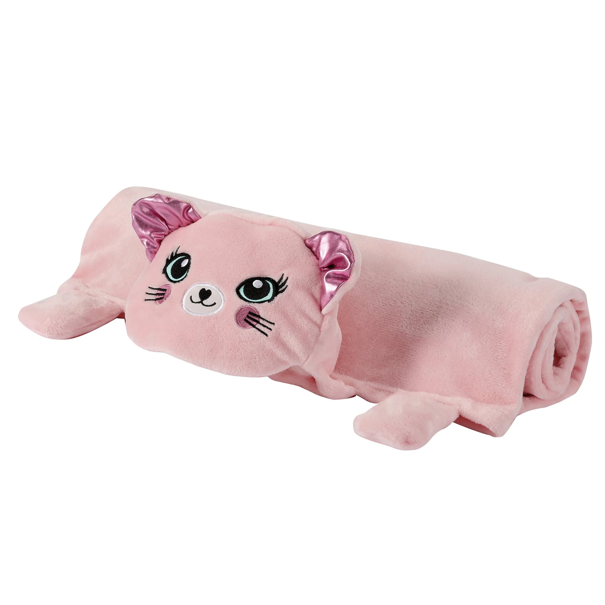 Sac de couchage pour enfant avec capuche  - Rose clair - Image 2