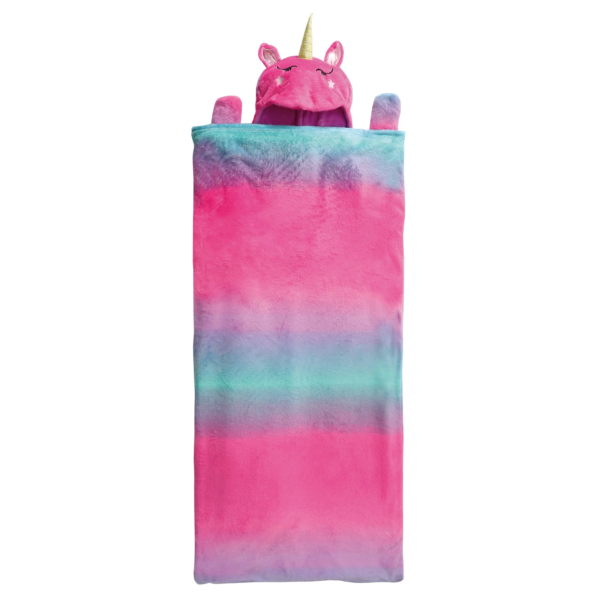 Sac de couchage pour enfant avec capuche  - Violet