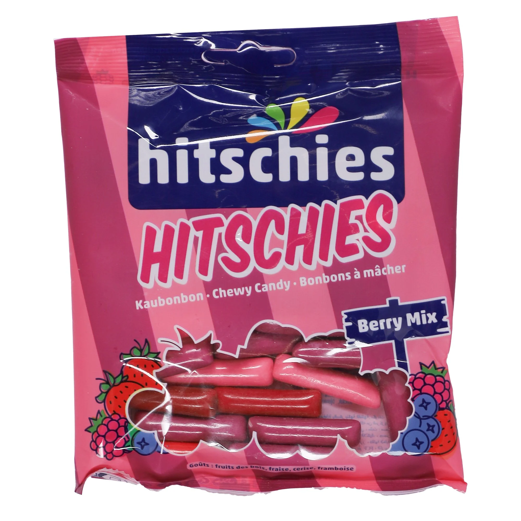 Sachet de bonbons à mâcher fruits rouges