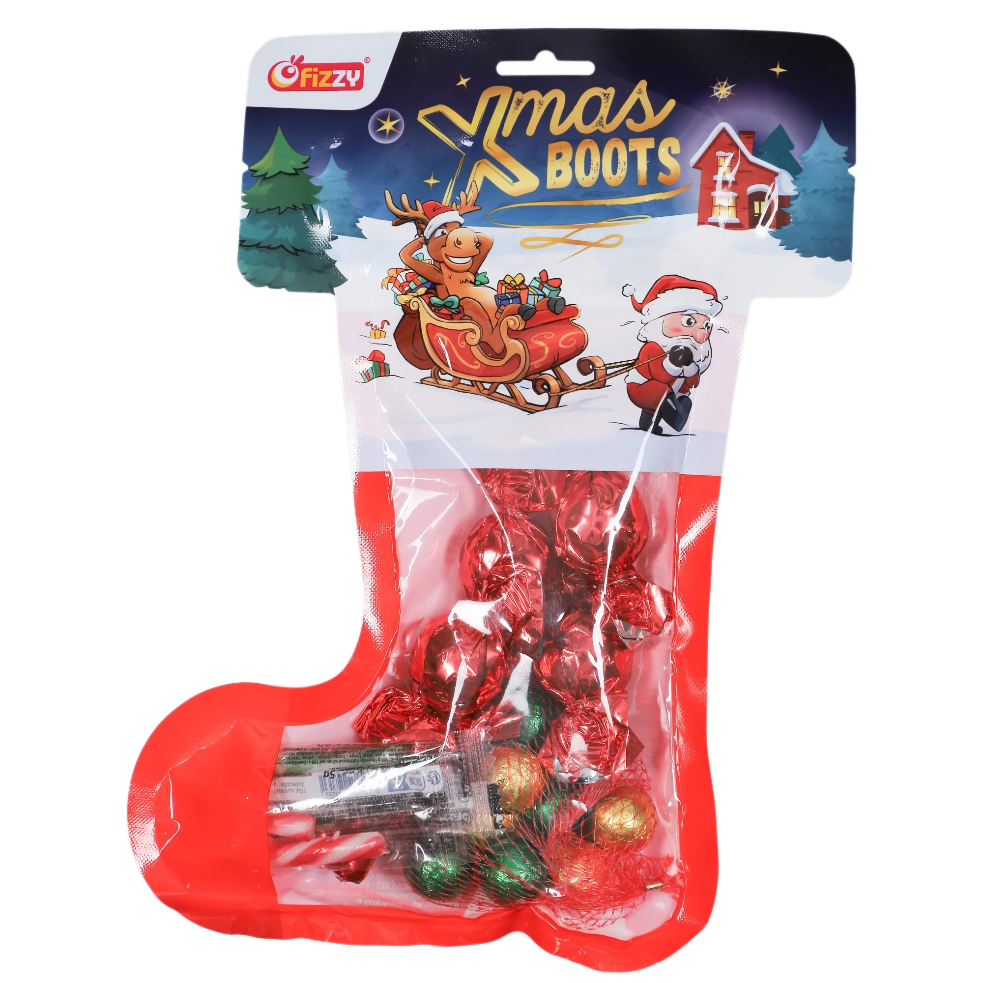 Sachet de chocolat de Noël