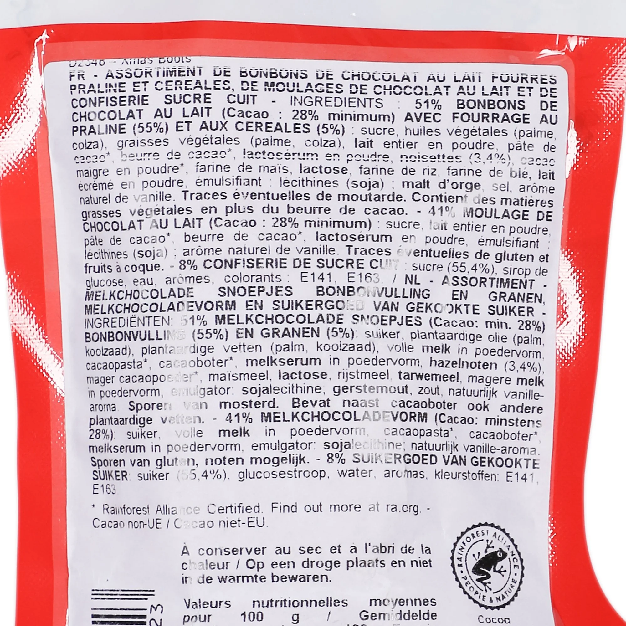 Sachet de chocolat de Noël - Image 2