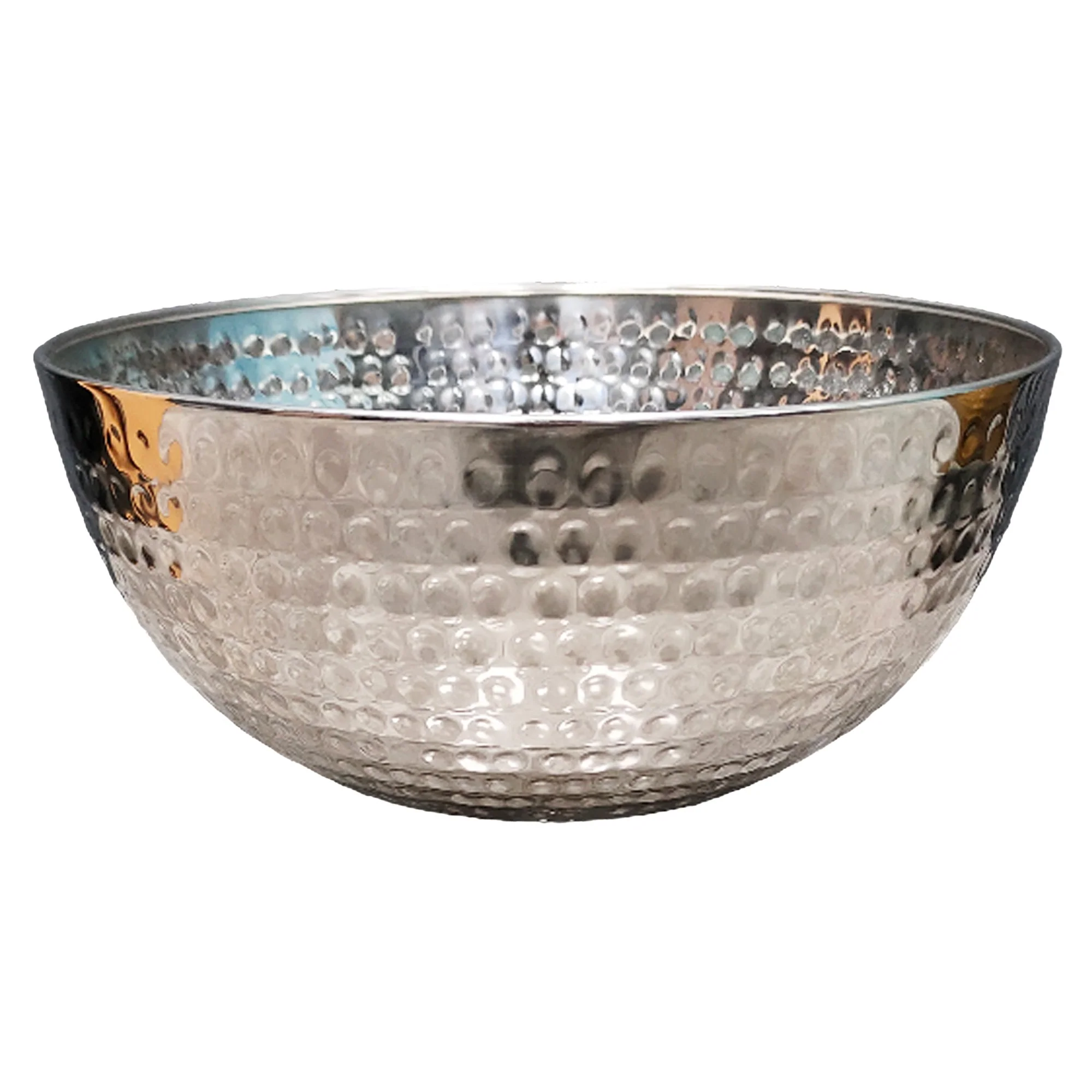 Saladier en inox martelé  - Argent - Image 2