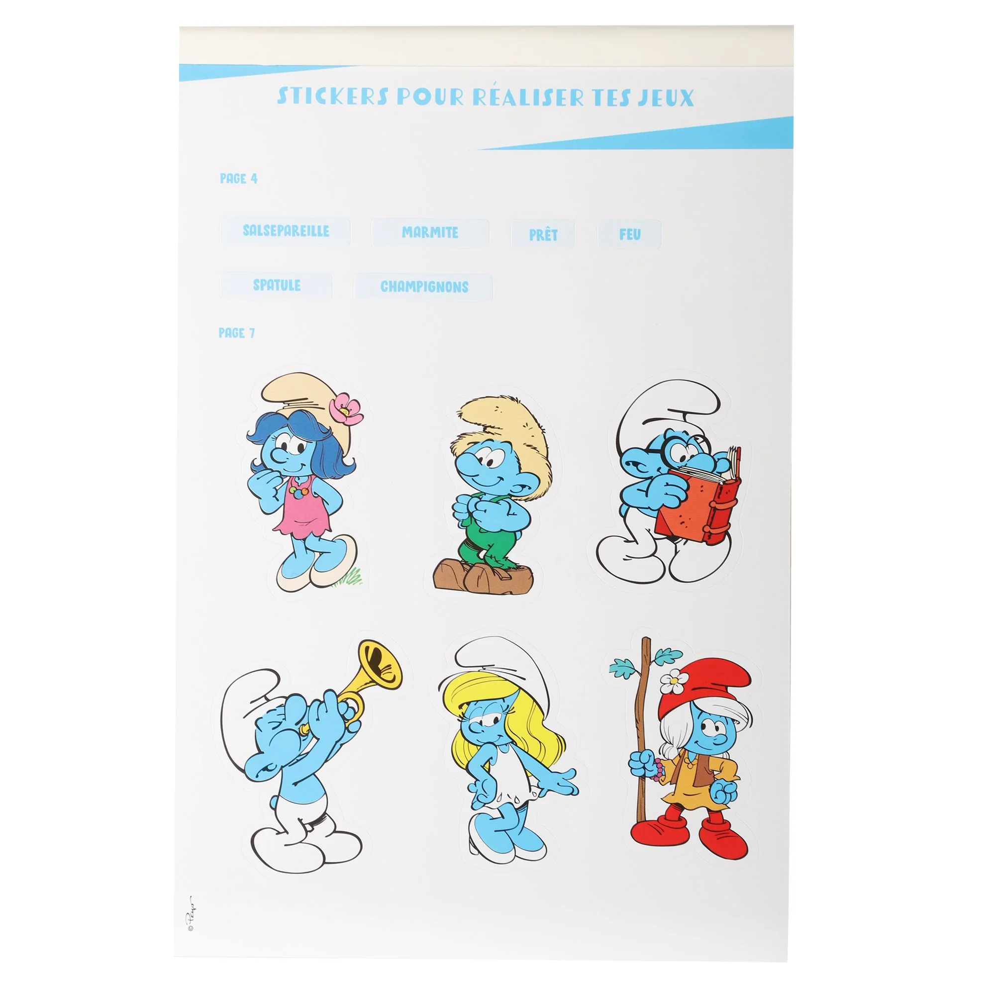 Schtroumpfs - Bloc de stickers et activités - Image 3