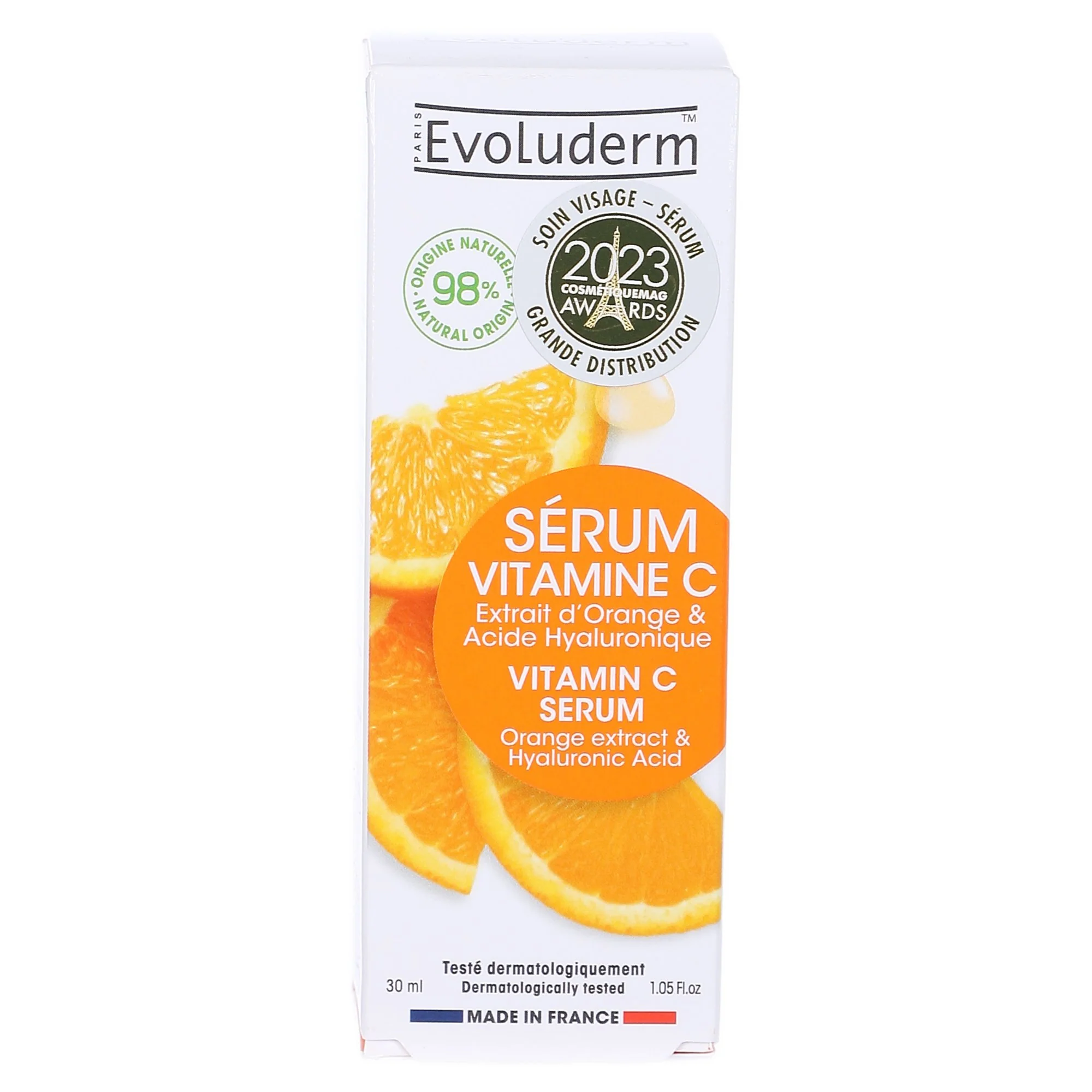 Sérum vitamine C et acide hyaluronique