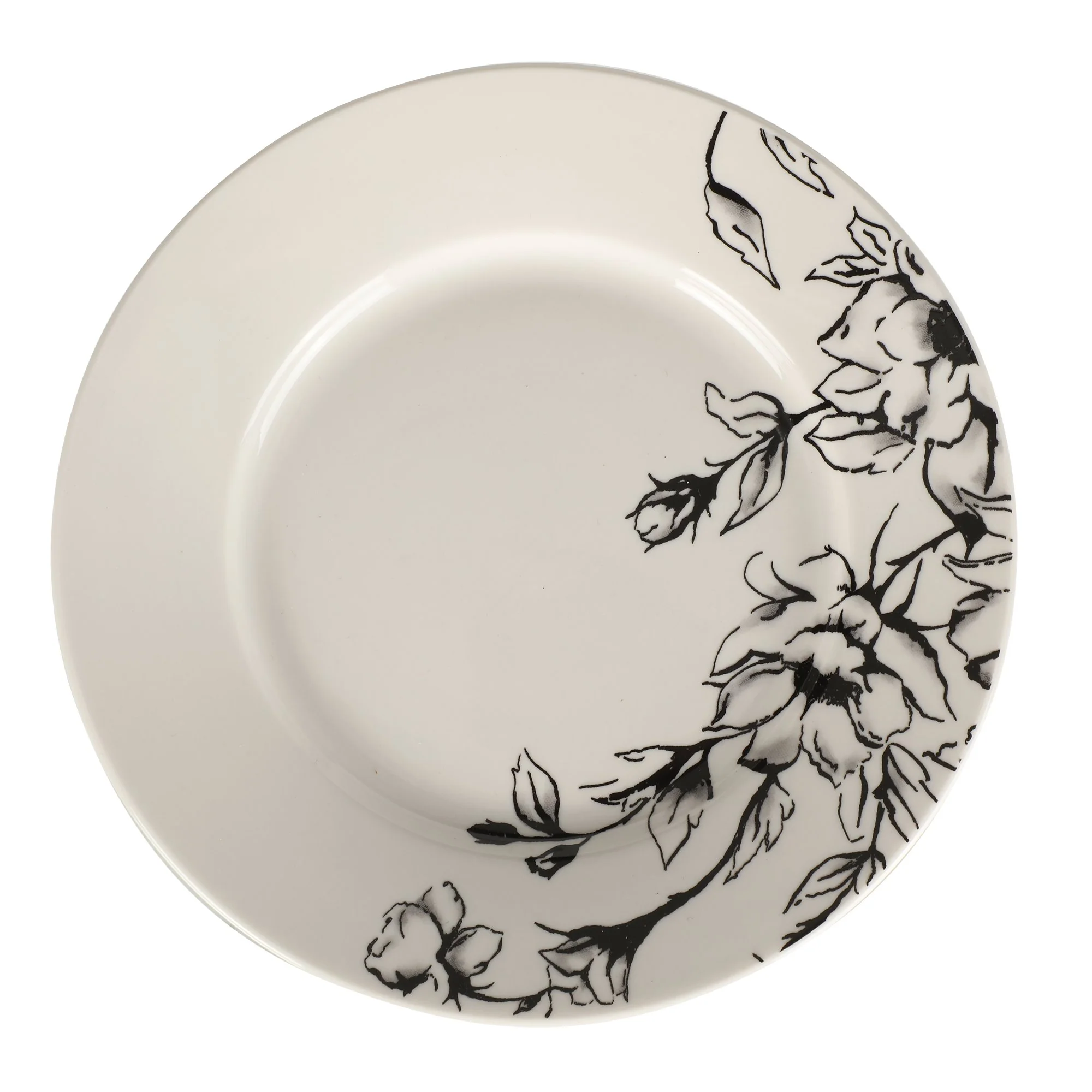 Service de table 16 pièces fleuri en porcelaine - Image 3