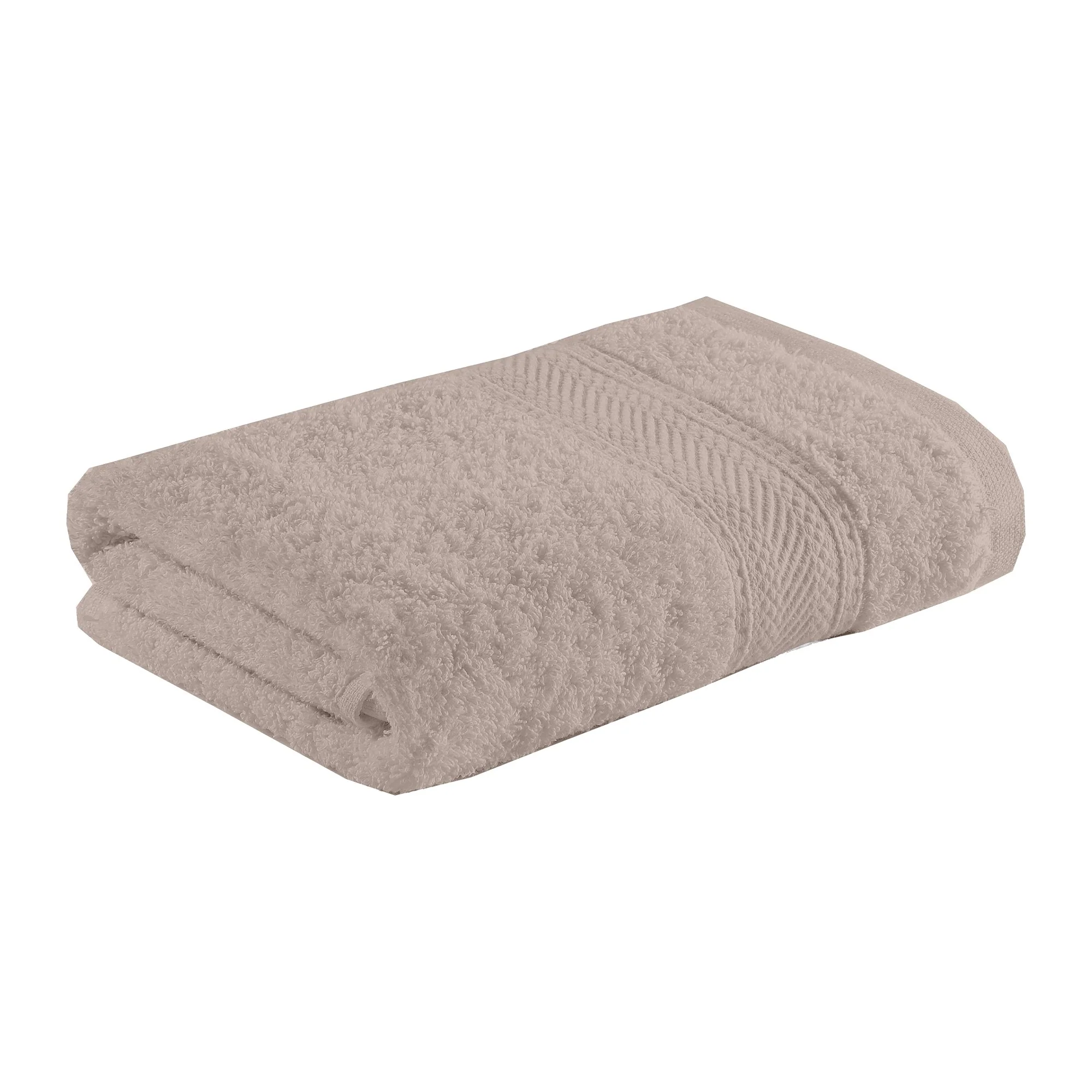 Serviette de toilette 50x90 cm taupe
