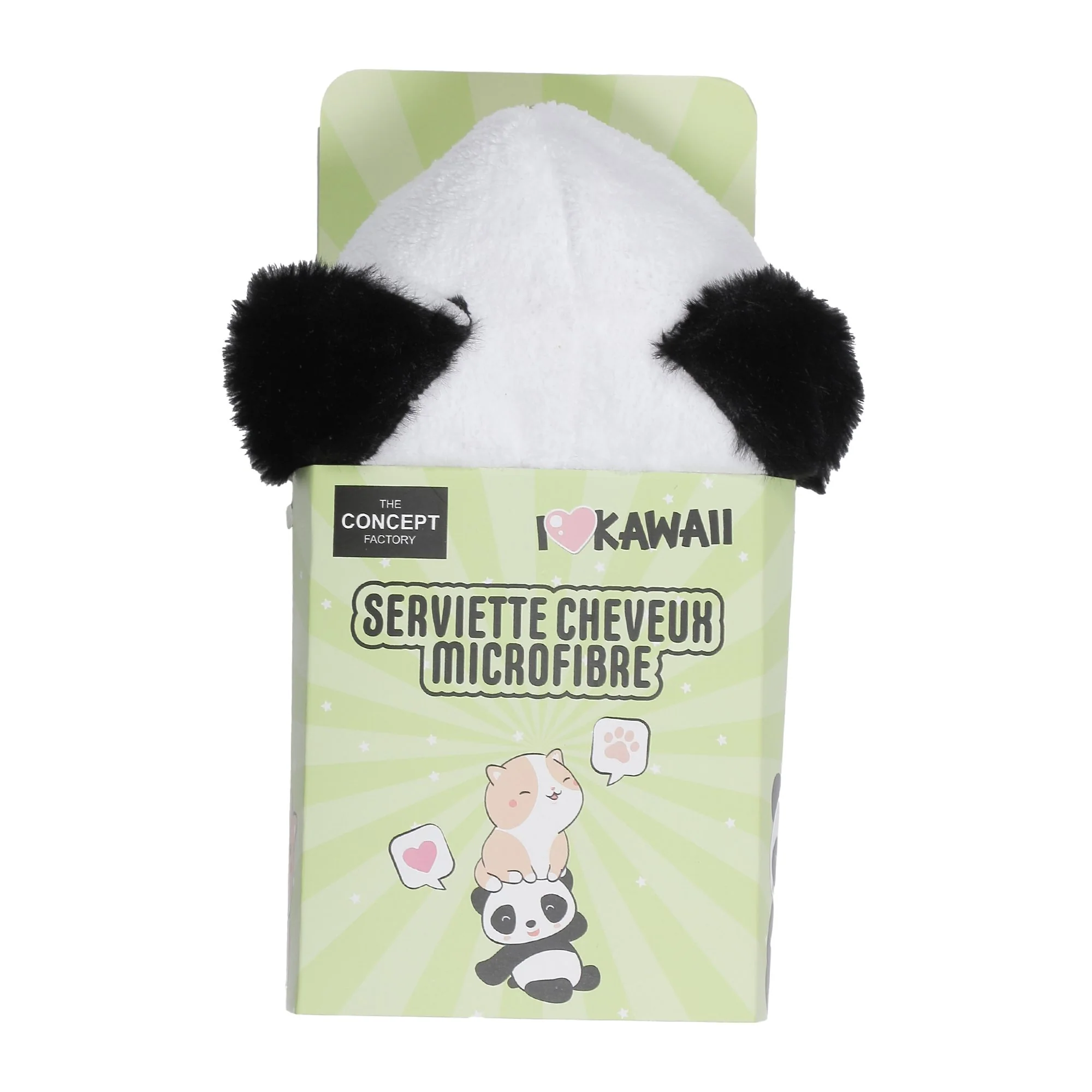 Serviette microfibre pour cheveux Kawaï - Image 3