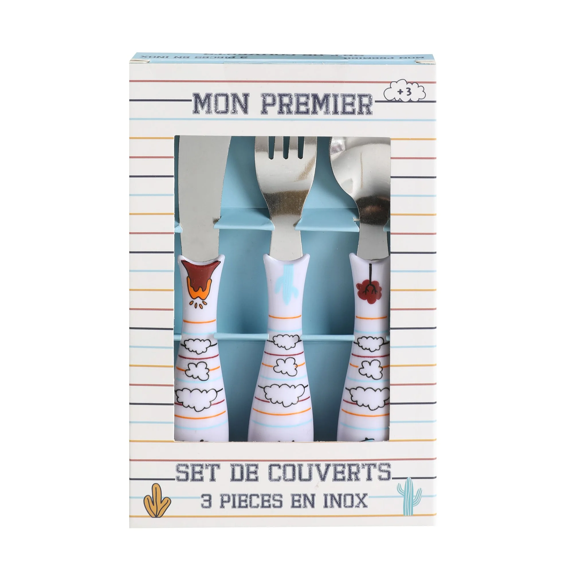 Set de 3 couverts enfant Inox - Image 2