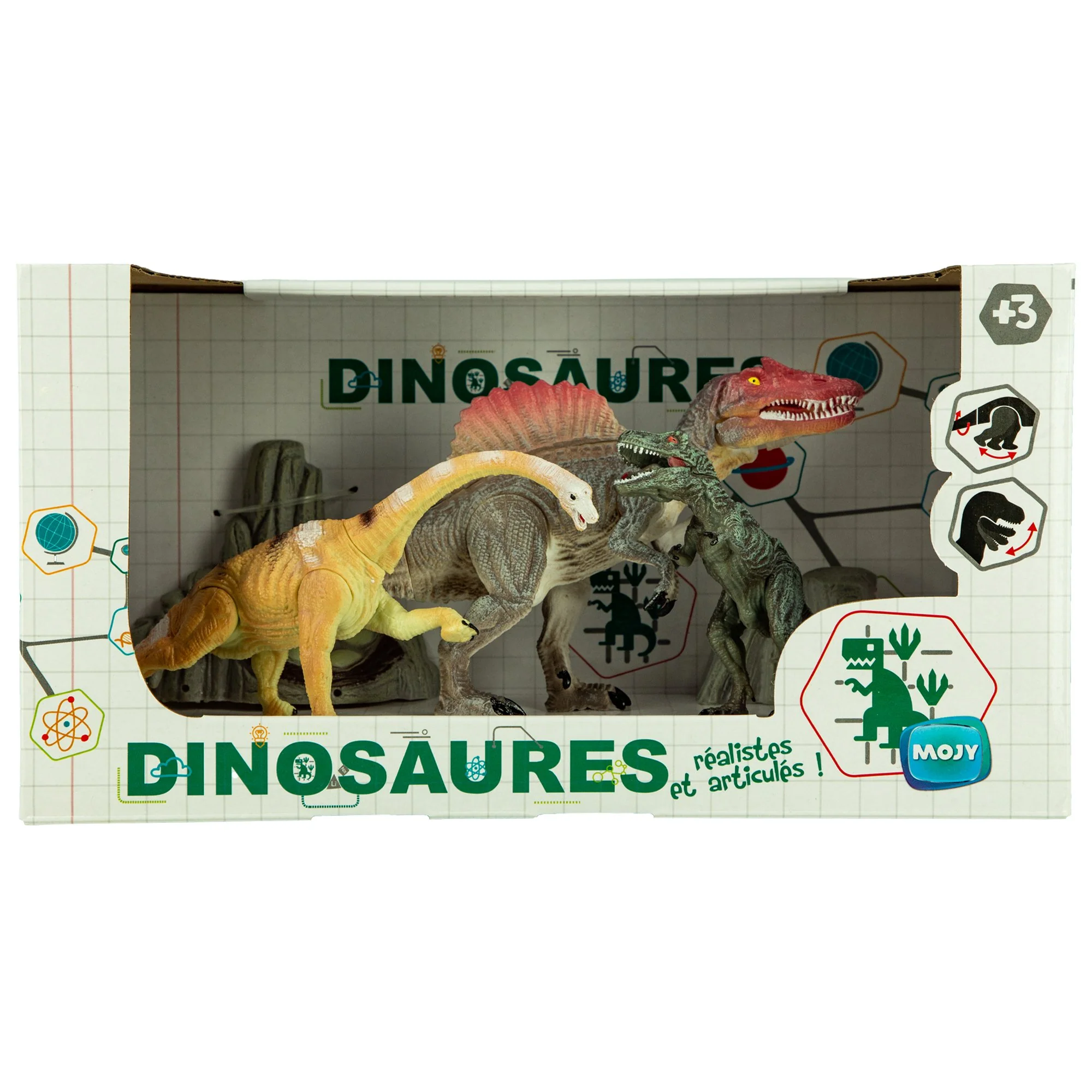 Set de 3 dinosaures - Image 4