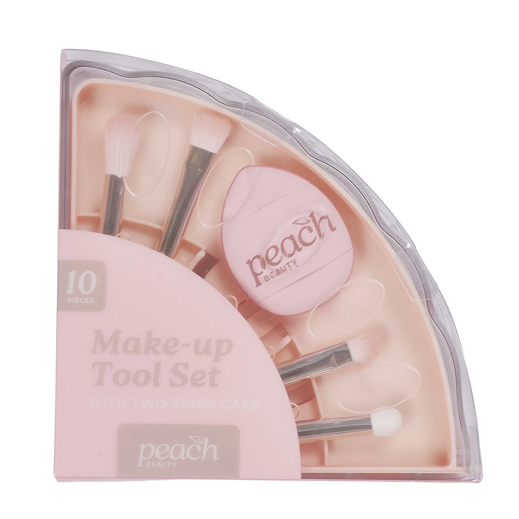 Set de 9 mini pinceaux et 1 houpette