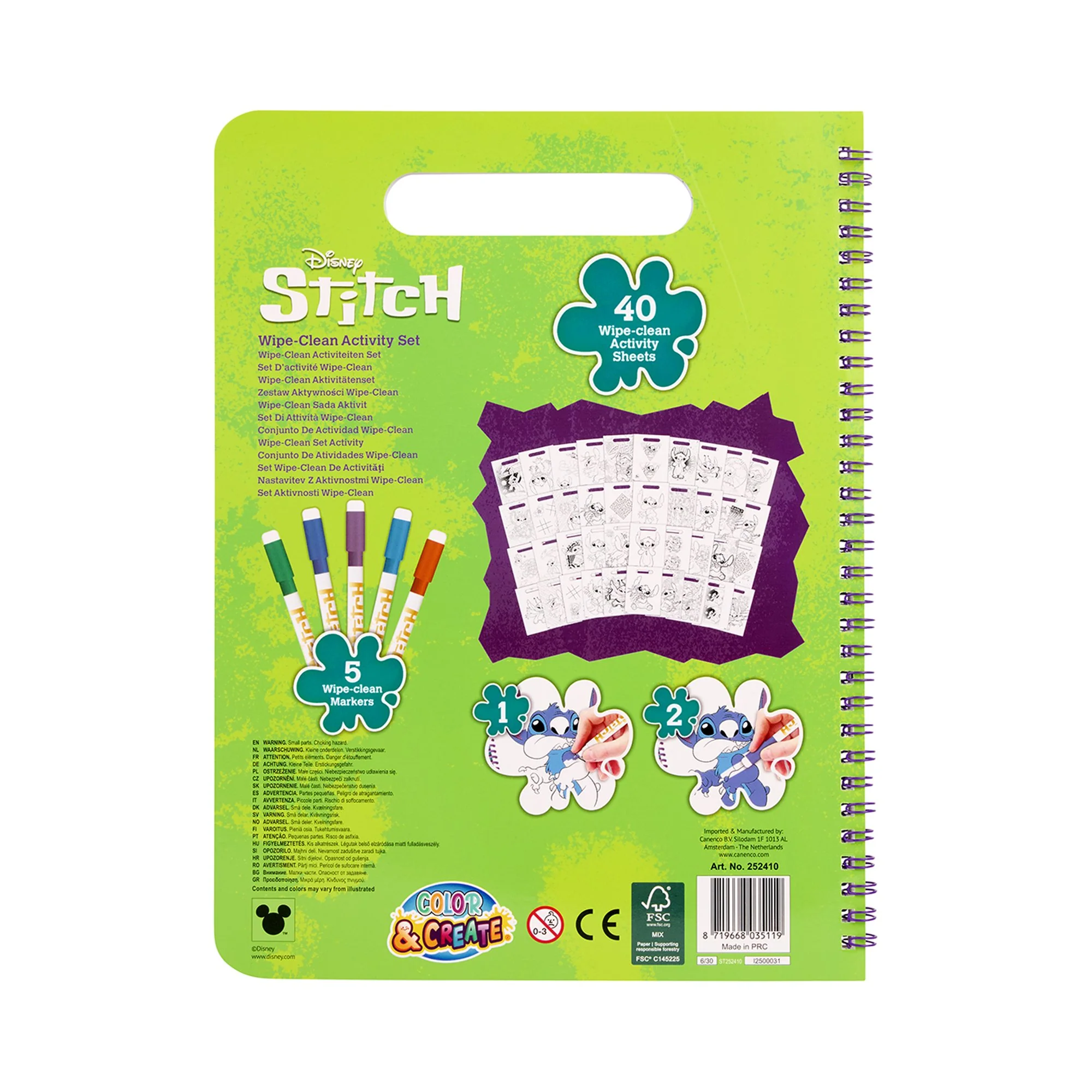 Set de cahier ardoise Stitch - Image 3