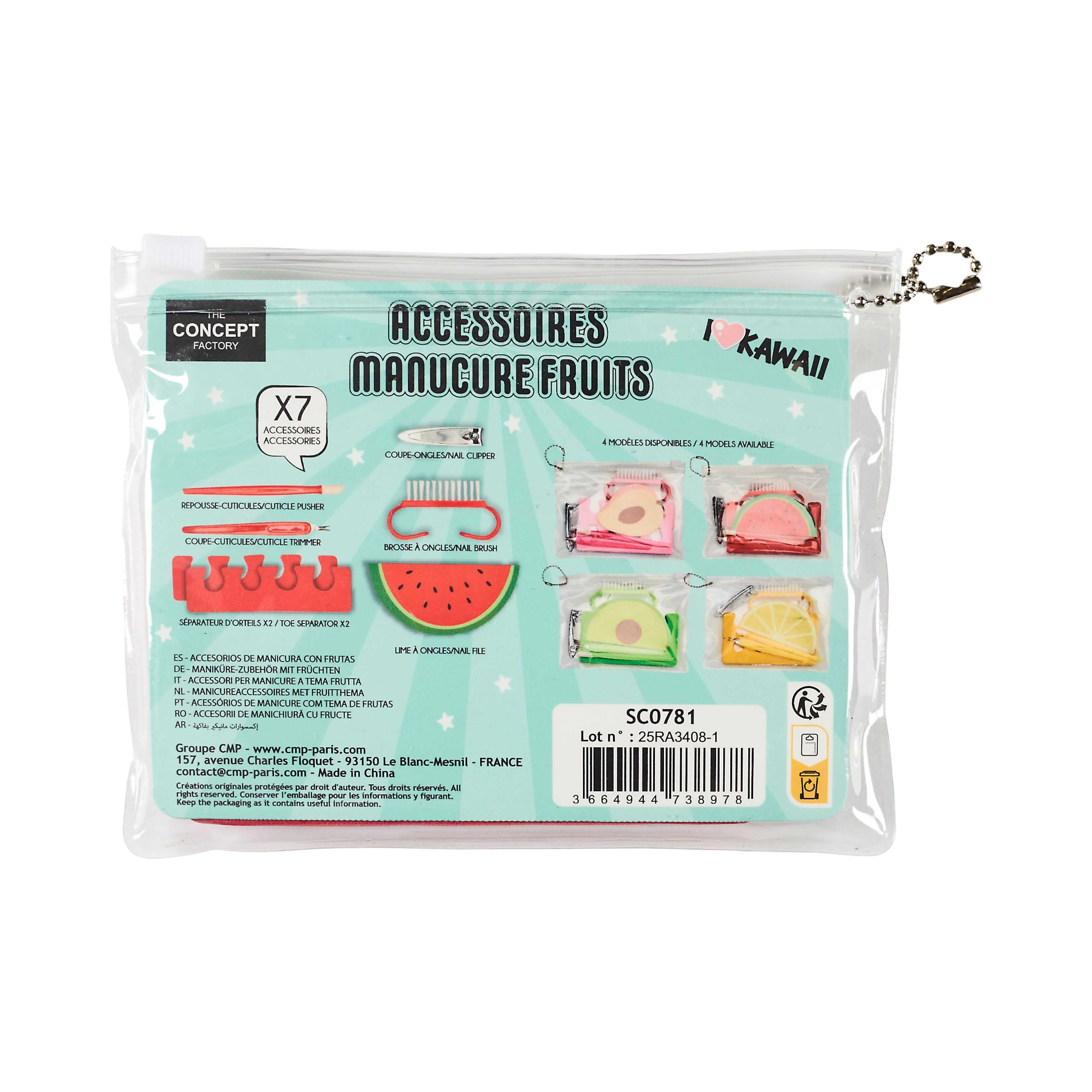 Set de manucure avec pochette - Image 3