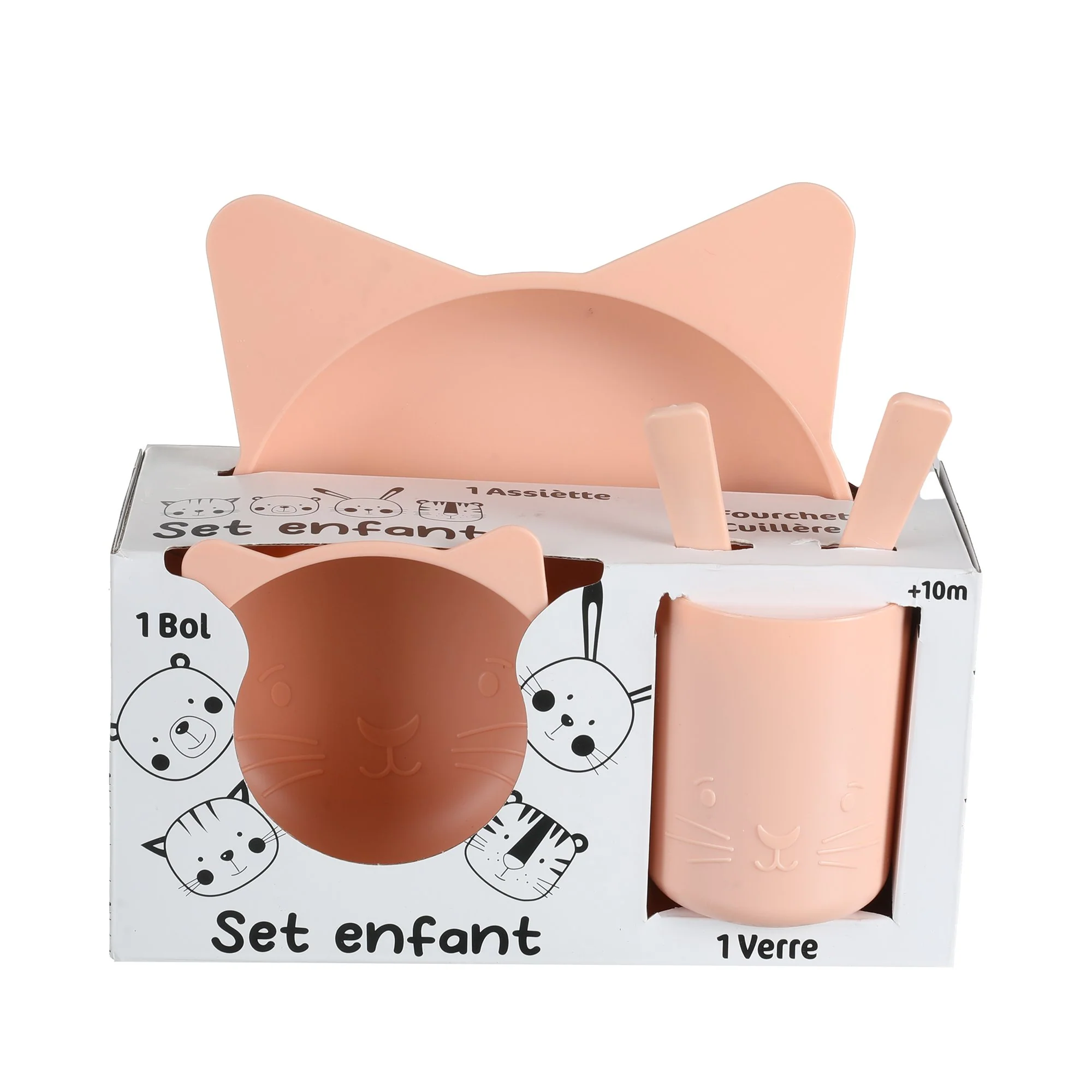 Set de repas pour enfant - Orange - Image 2