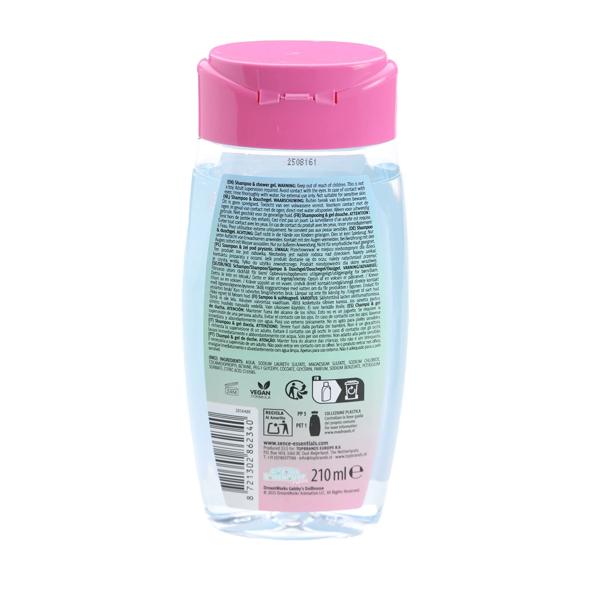 Shampoing et gel douche 2 en 1 Gabby's Dollhouse  - Bleu - Image 2