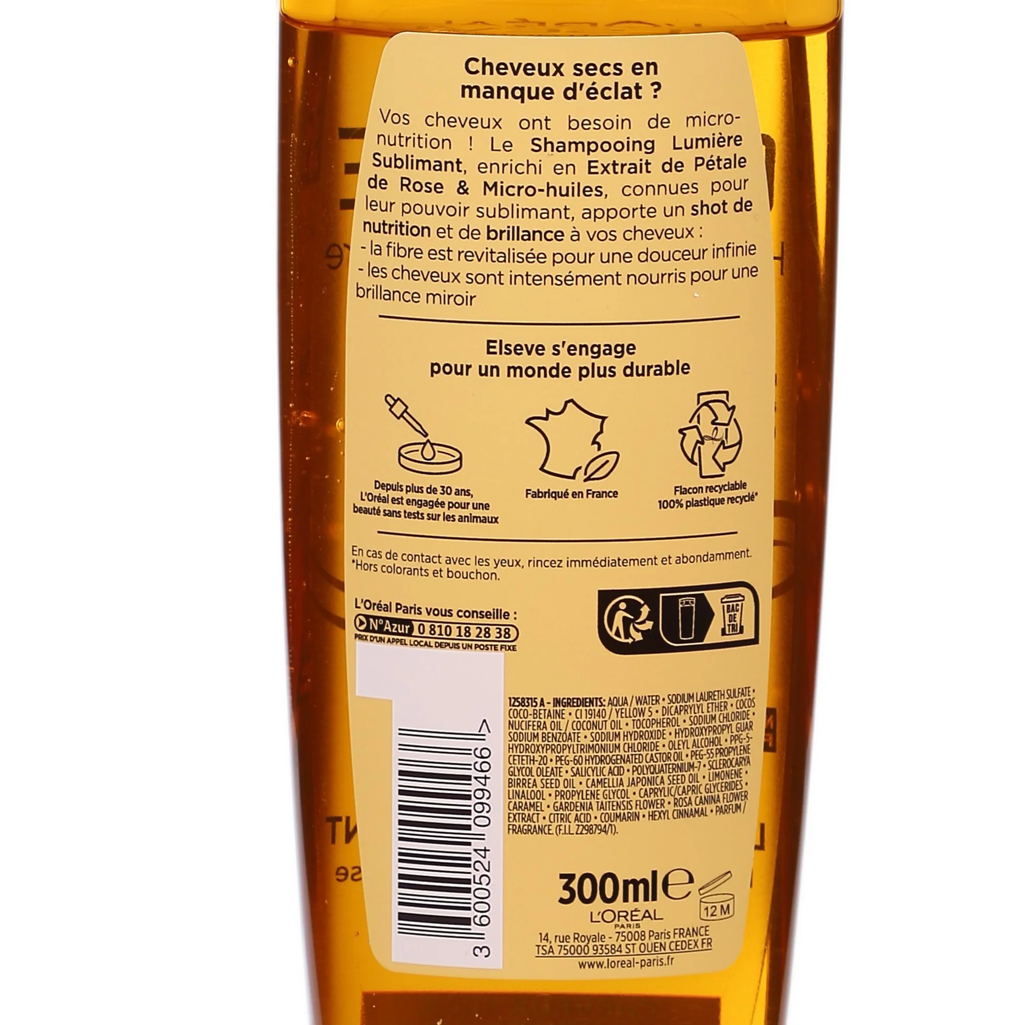 Shampoing huile extraordinaire précieuse lumière sublimant - Image 2