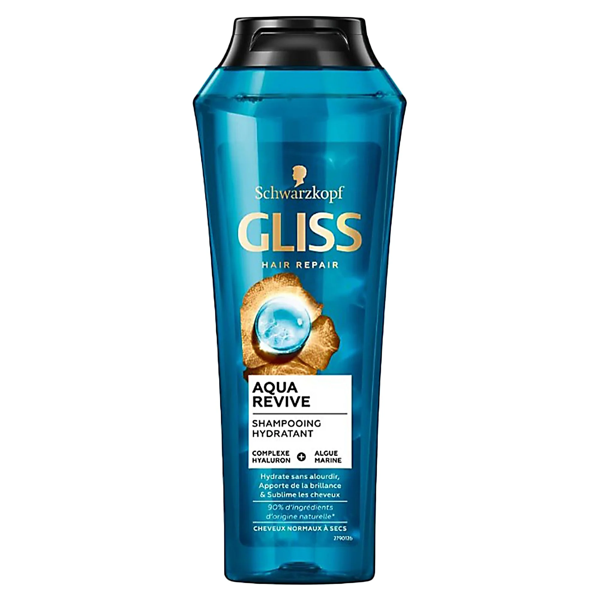 Shampoing hydratant aqua revive cheveux normaux à sec