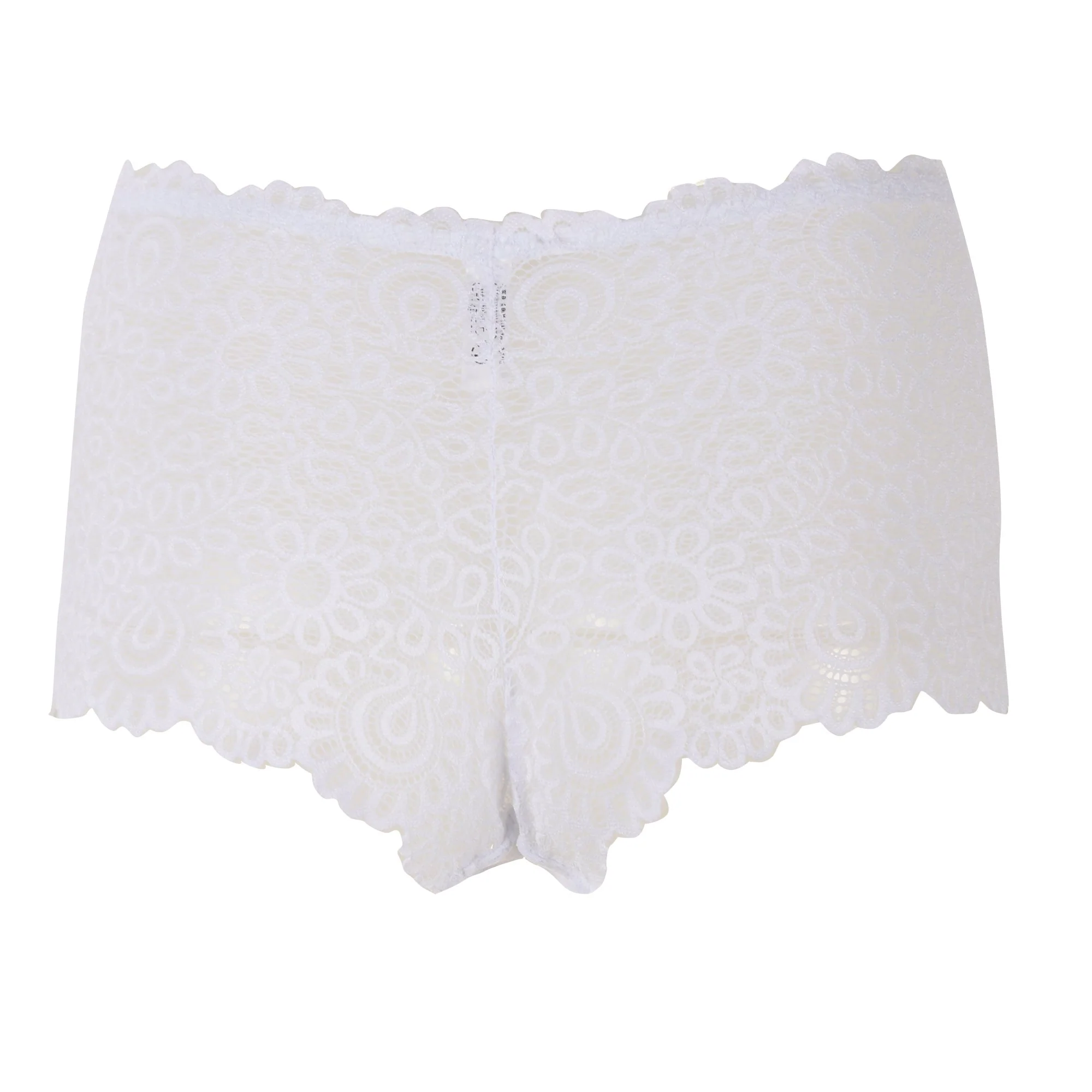 Shorty en dentelle blanc - Blanc - Image 2